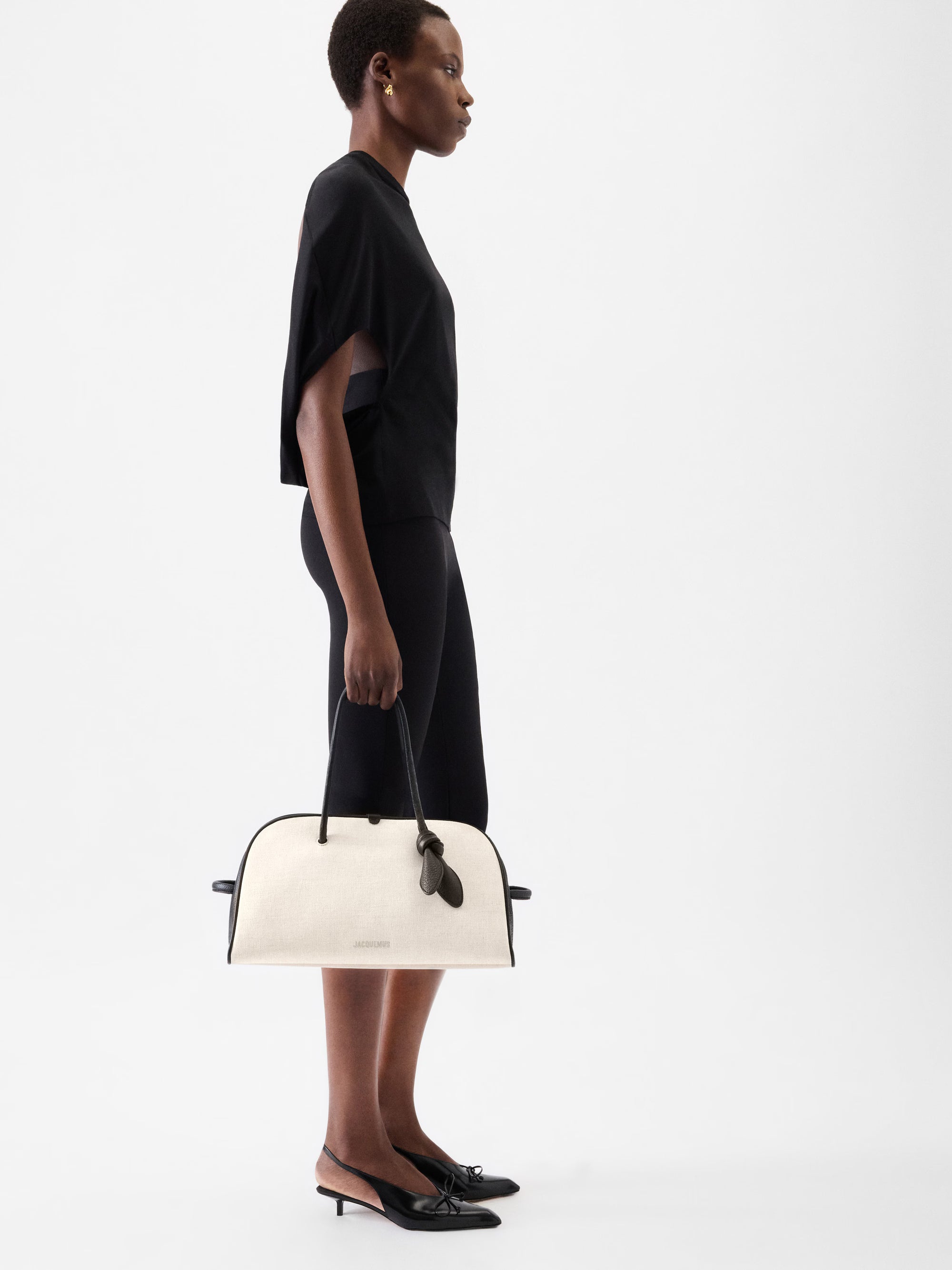 Jacquemus The Turismo Bag - Light Greige/Black