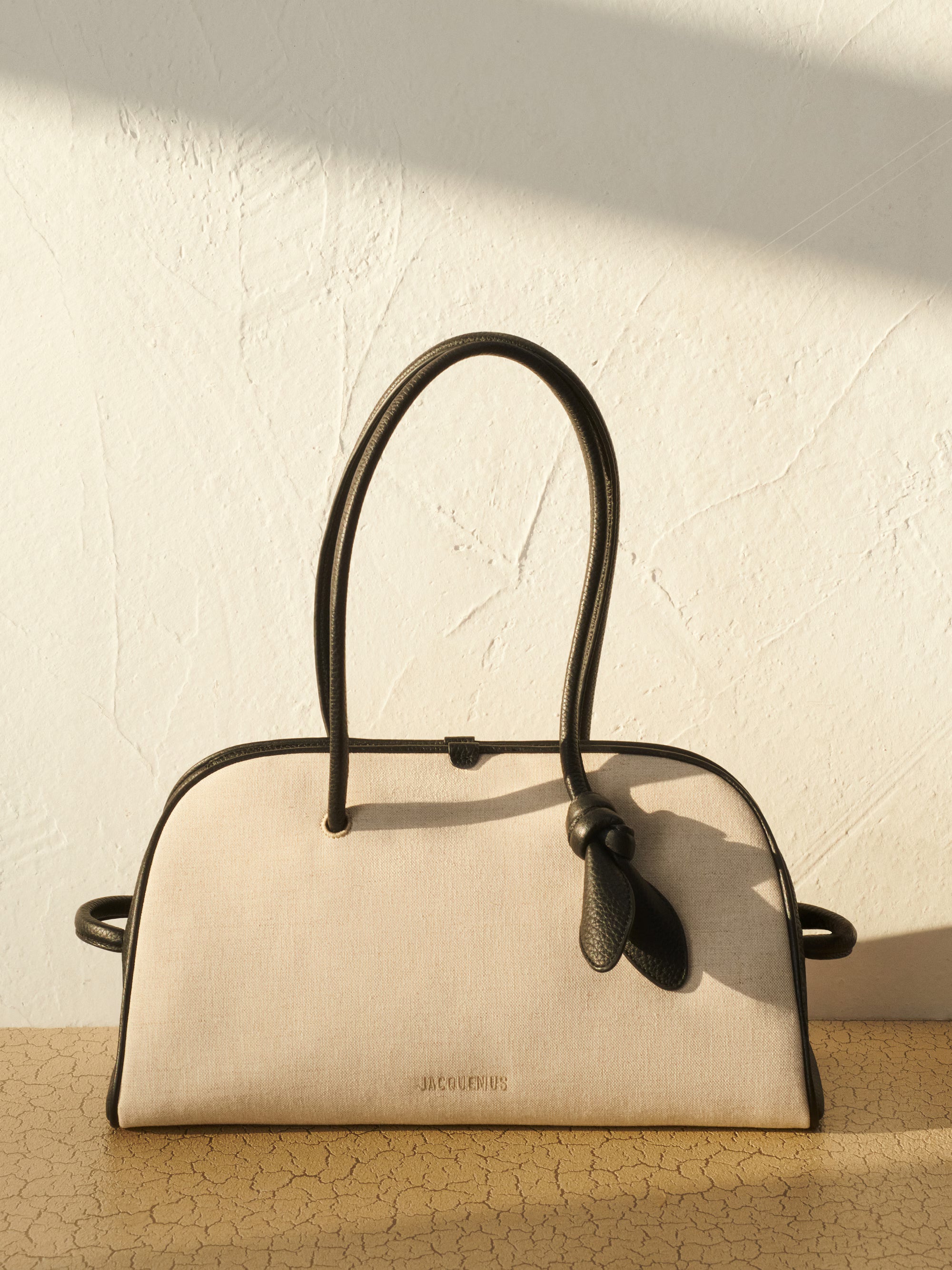 Jacquemus The Turismo Bag - Light Greige/Black