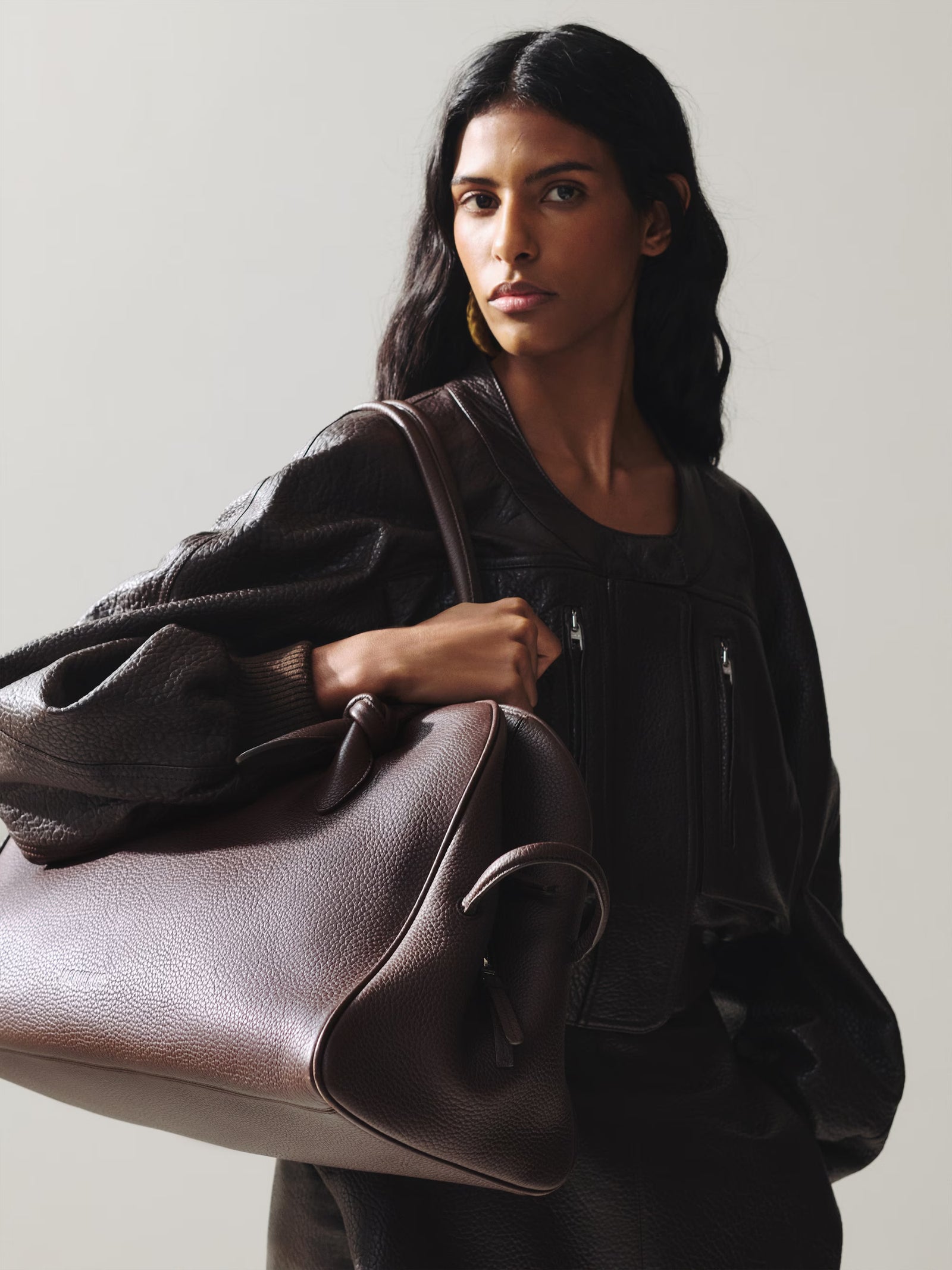 Jacquemus The Large Turismo Bag - Dark Brown