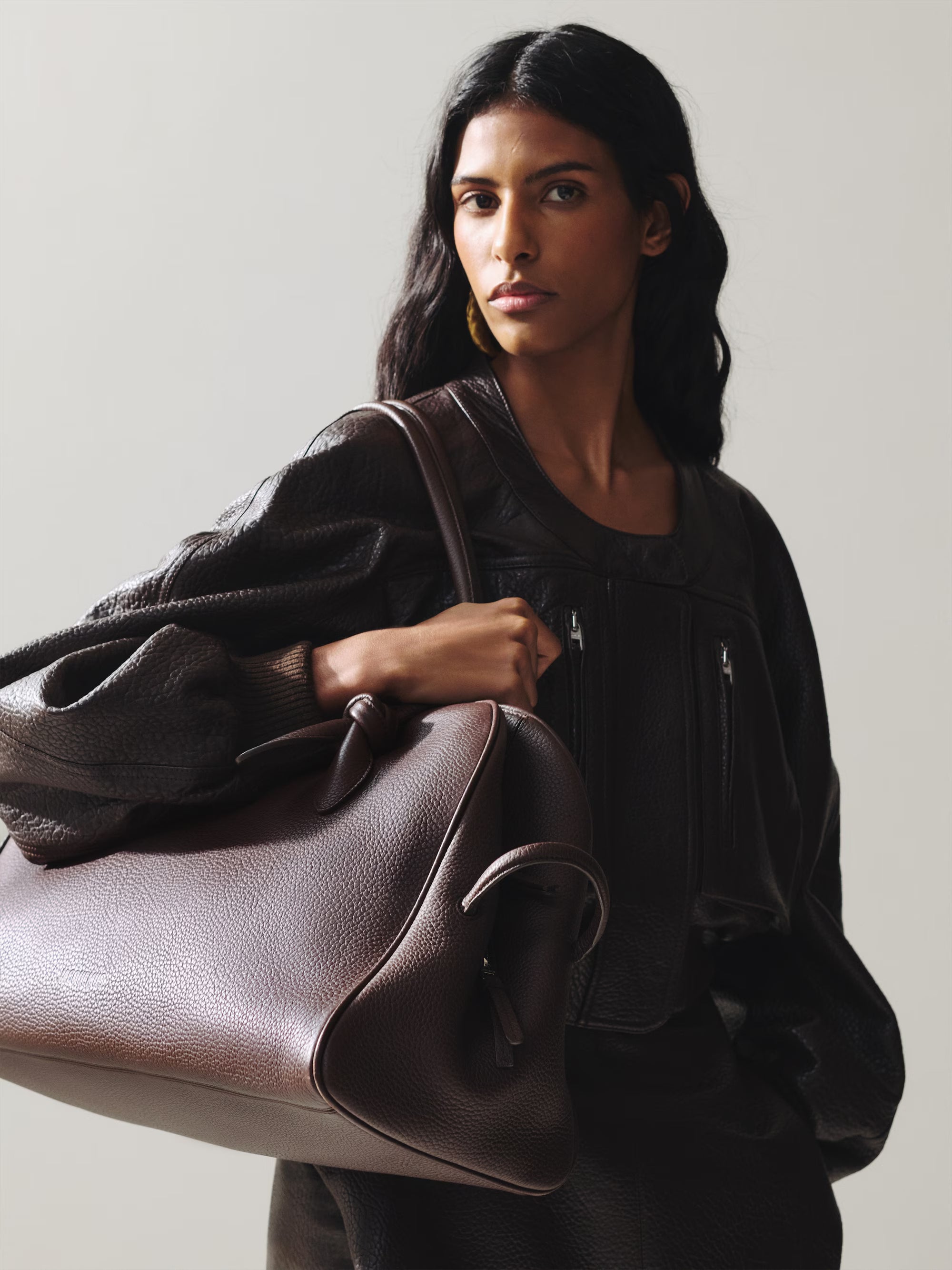 Jacquemus The Large Turismo Bag - Dark Brown