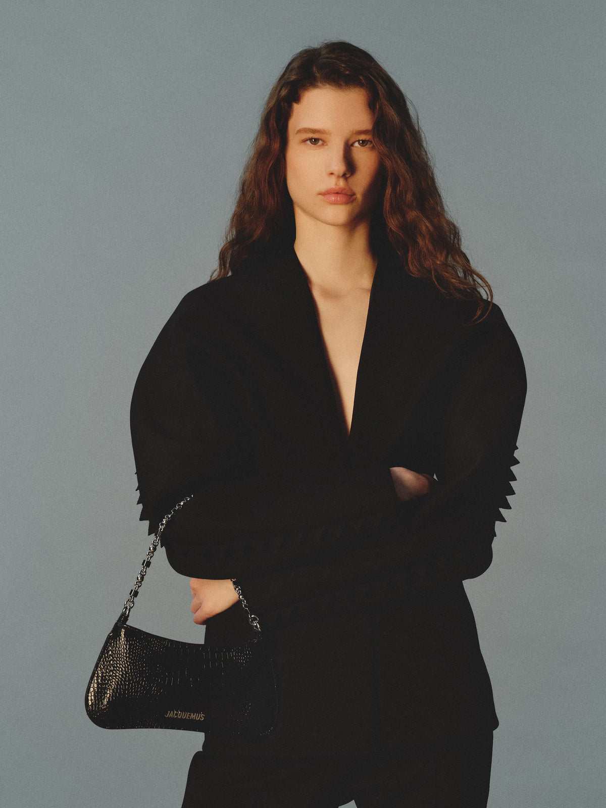 Jacquemus The Small Bisou Chaîne Bag - Black/Silver