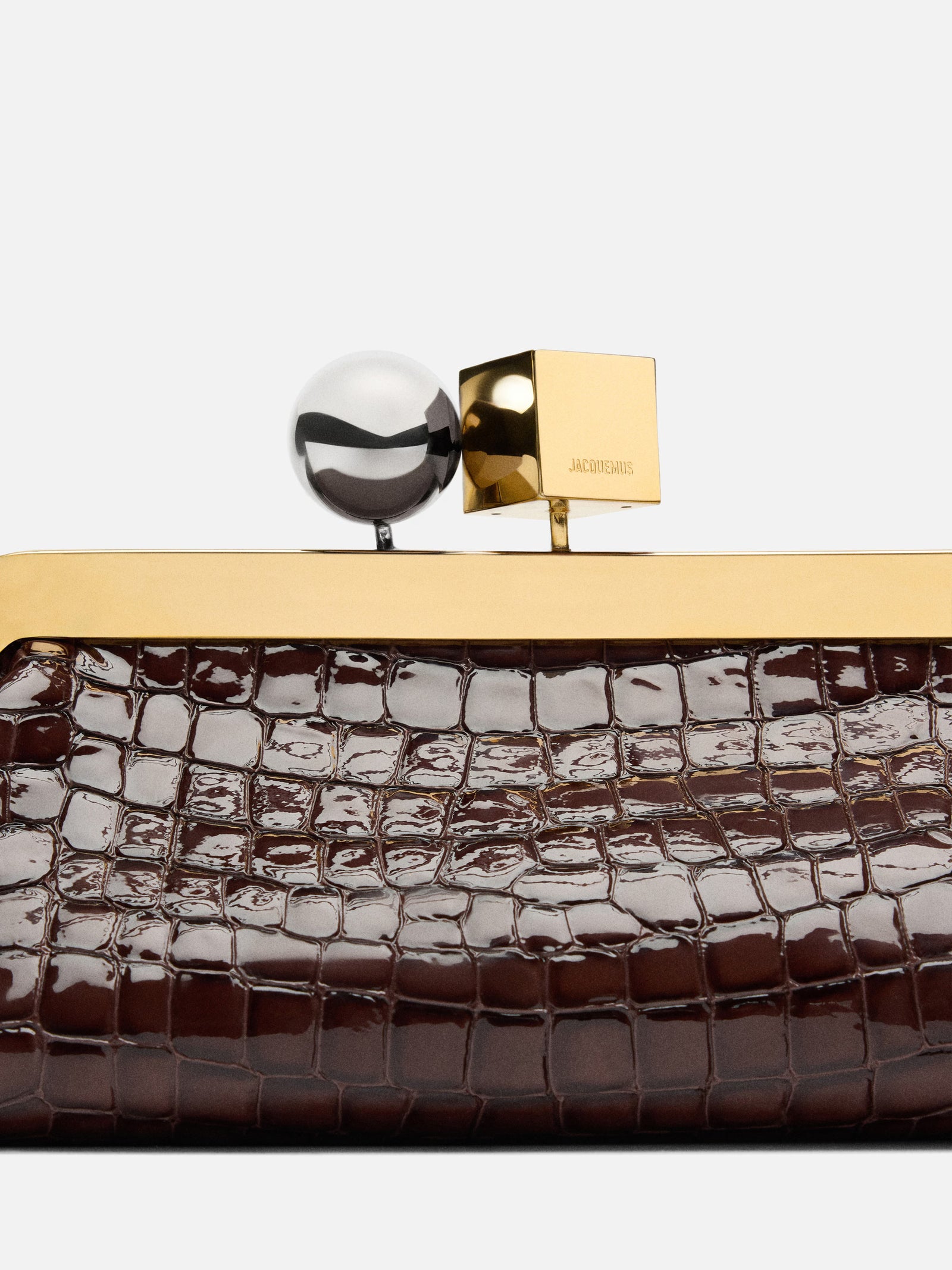 Jacquemus The Salon Clutch Bag - Brown