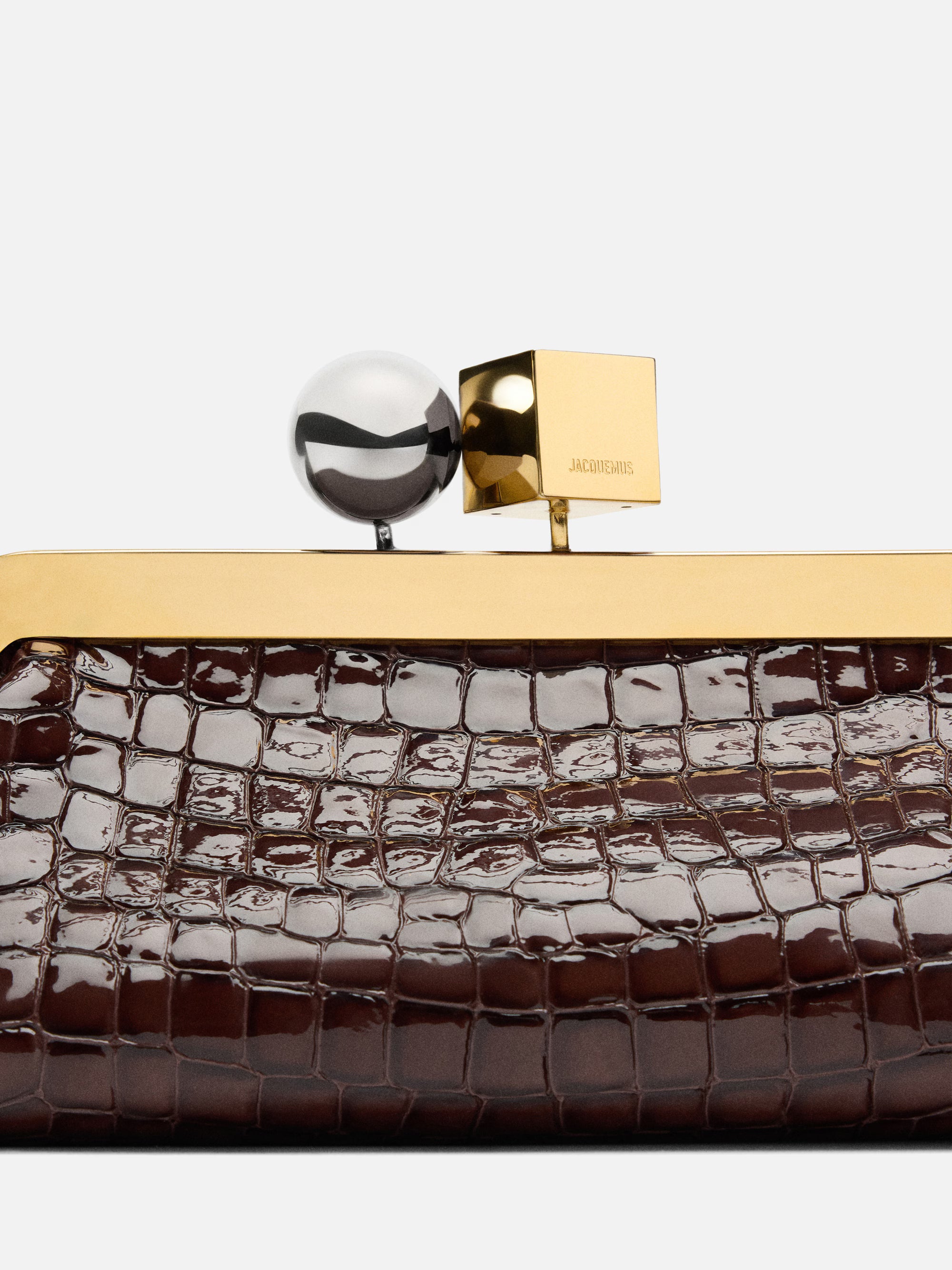 Jacquemus The Salon Clutch Bag - Brown