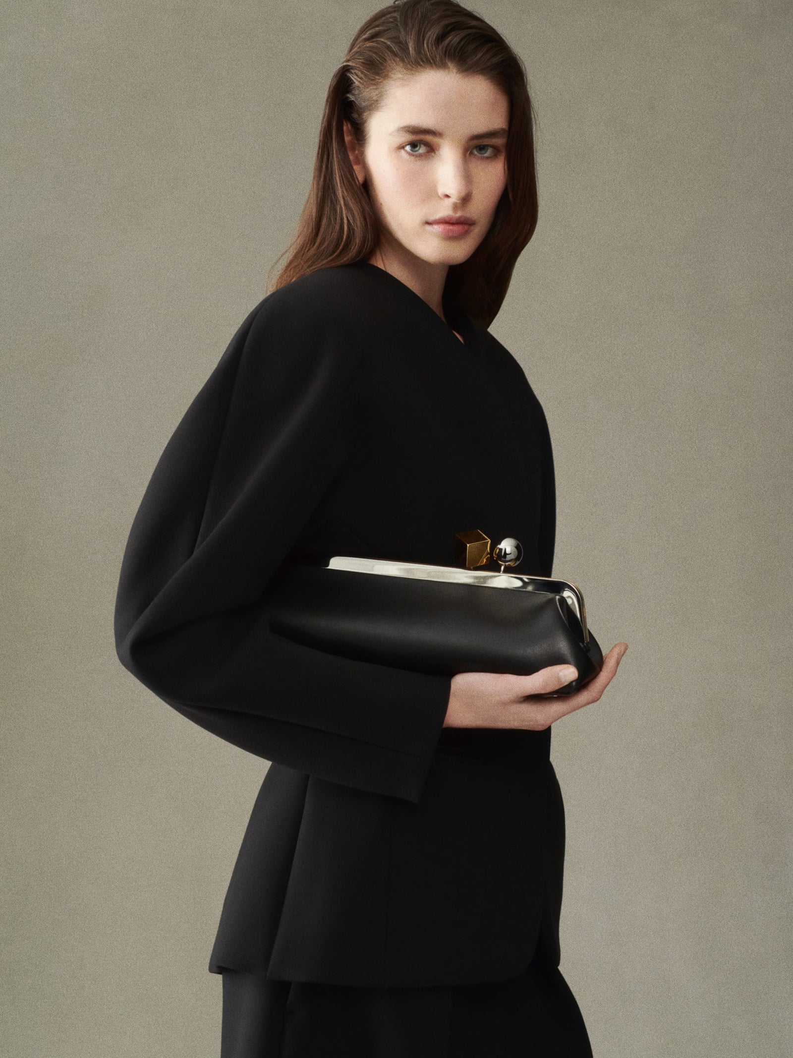 Jacquemus The Salon Clutch Bag - Black