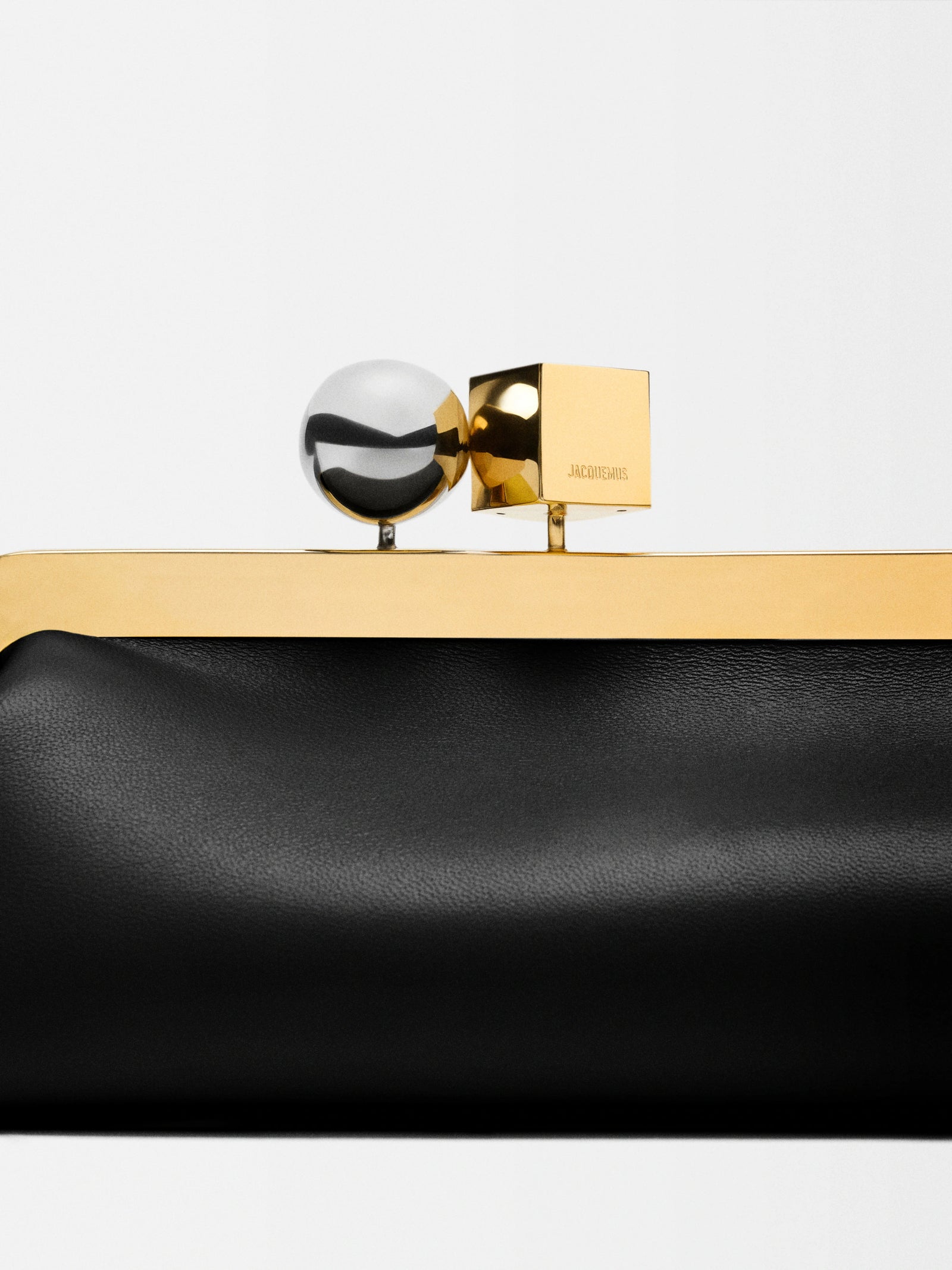 Jacquemus The Salon Clutch Bag - Black