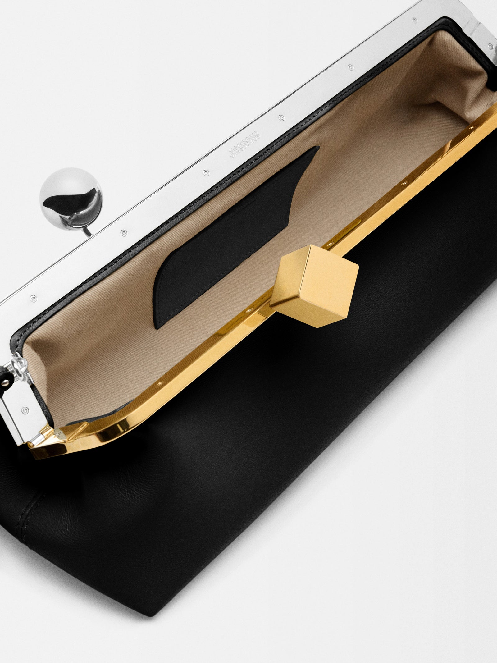 Jacquemus The Salon Clutch Bag - Black