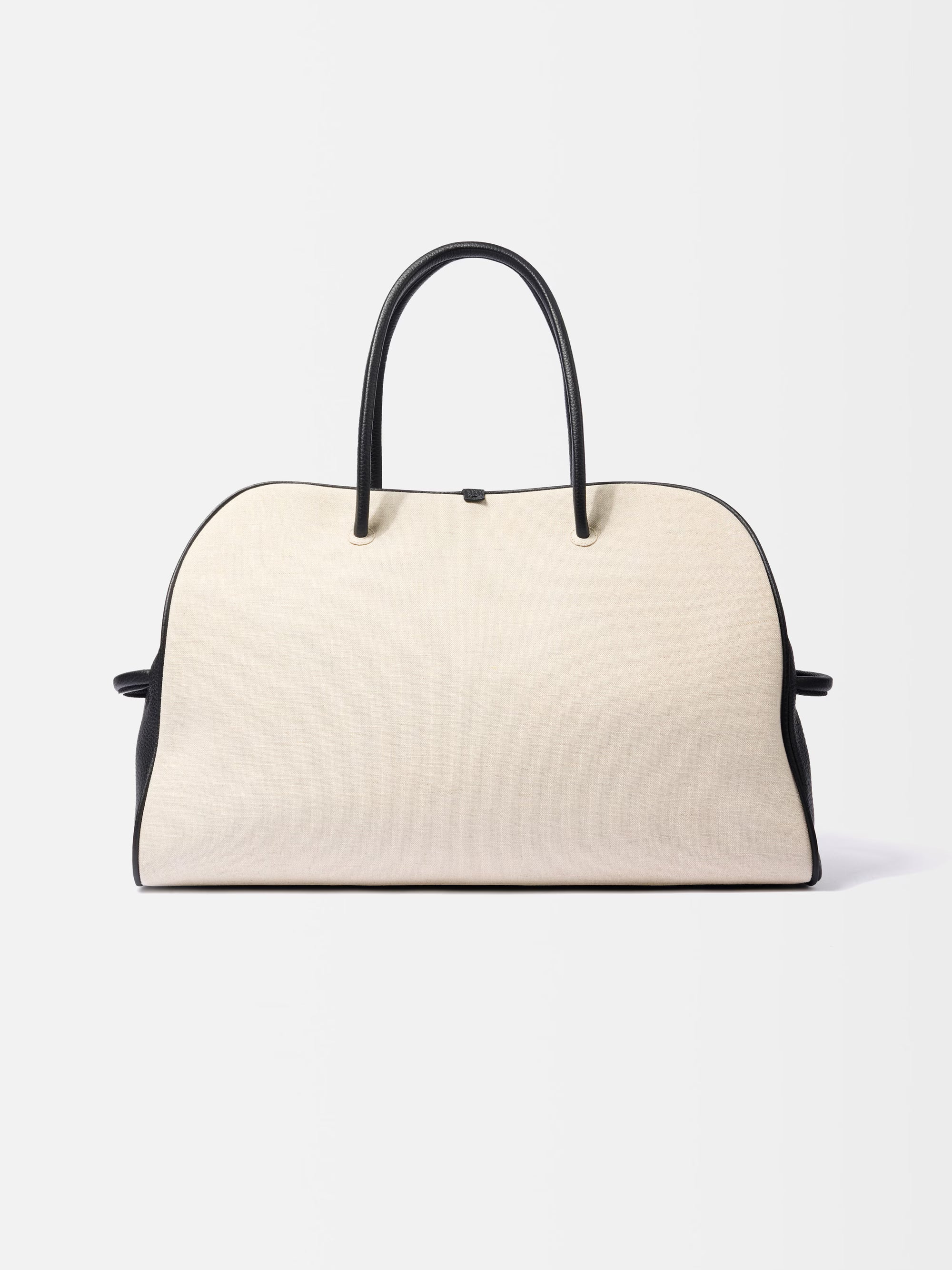 Jacquemus The Large Turismo Bag - Light Greige/Black