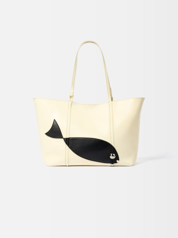 Jacquemus The Marino Bag - Dusty Yellow/Black Fish
