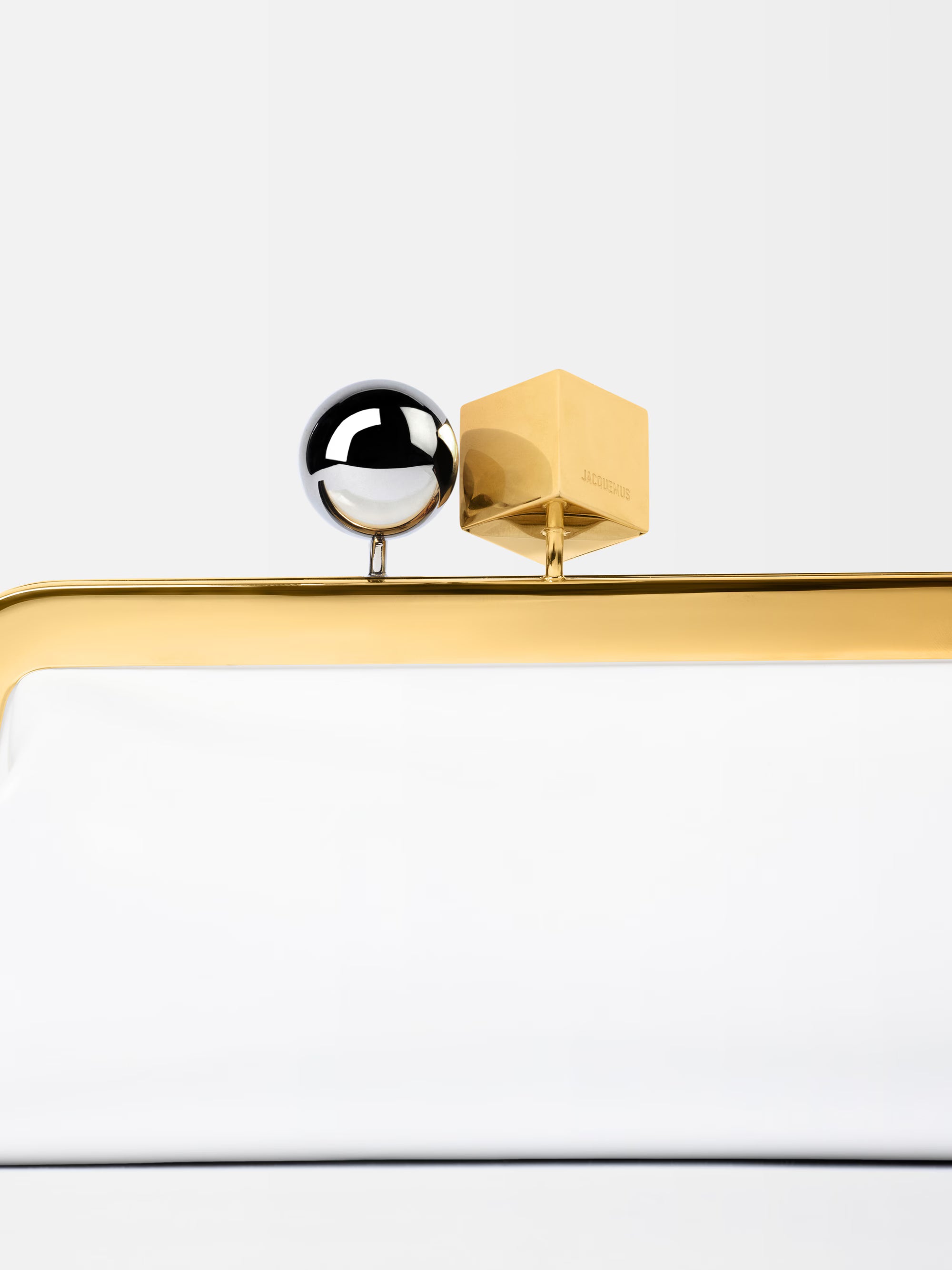 Jacquemus The Salon Clutch Bag - White
