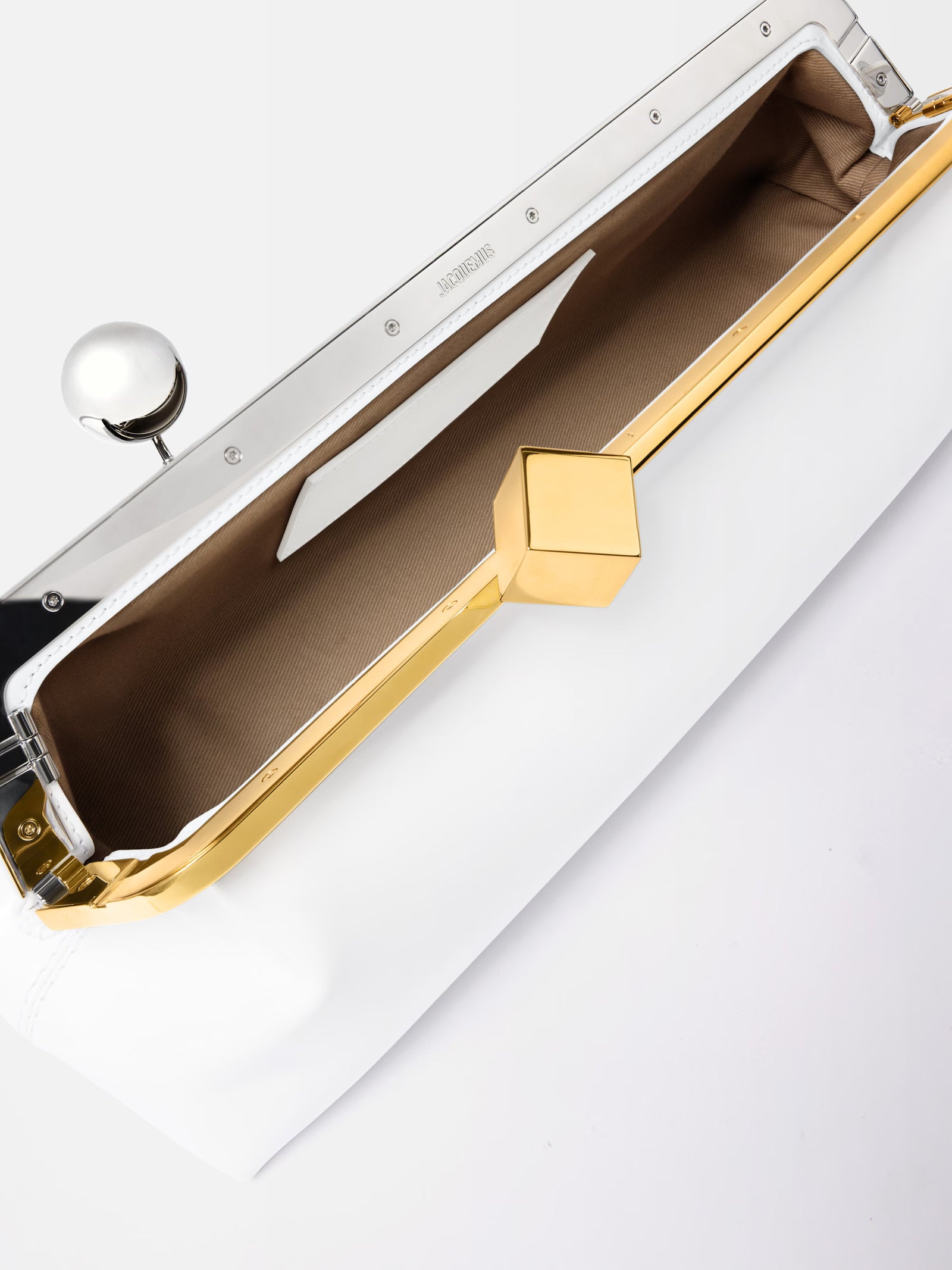 Jacquemus The Salon Clutch Bag - White