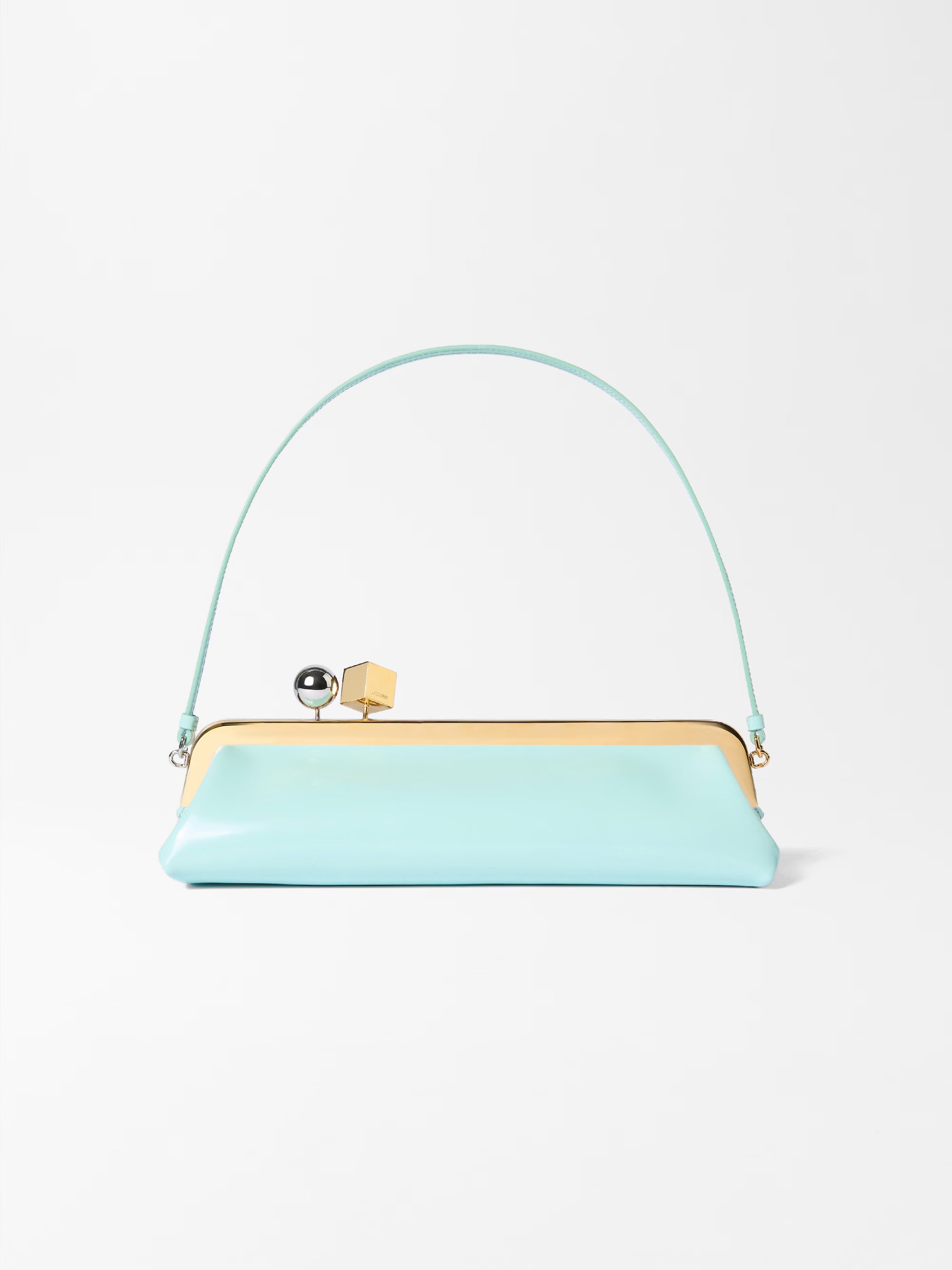 Jacquemus The Salon Clutch Bag - Aqua