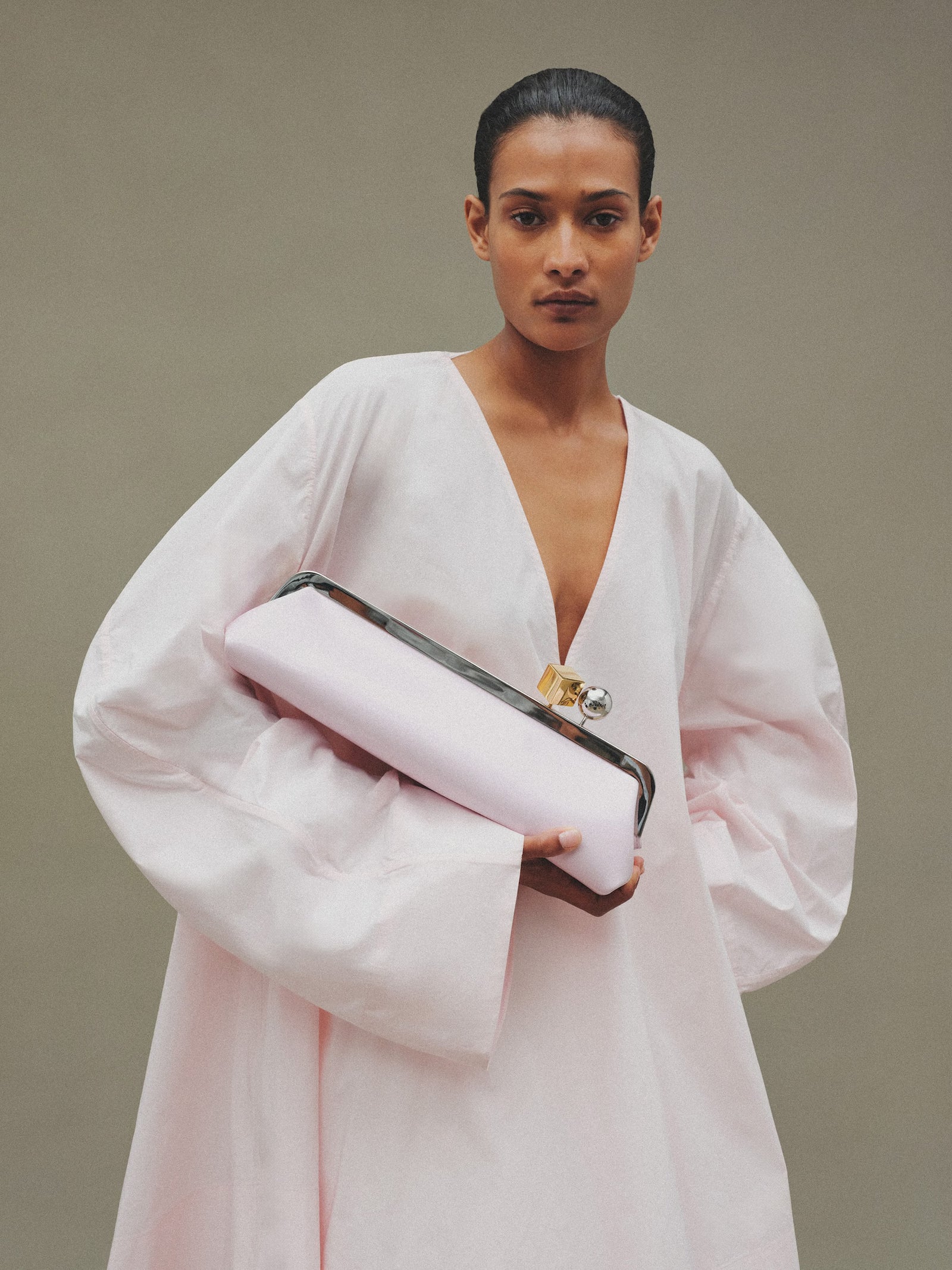 Jacquemus The Salon Clutch Bag - Light Pink