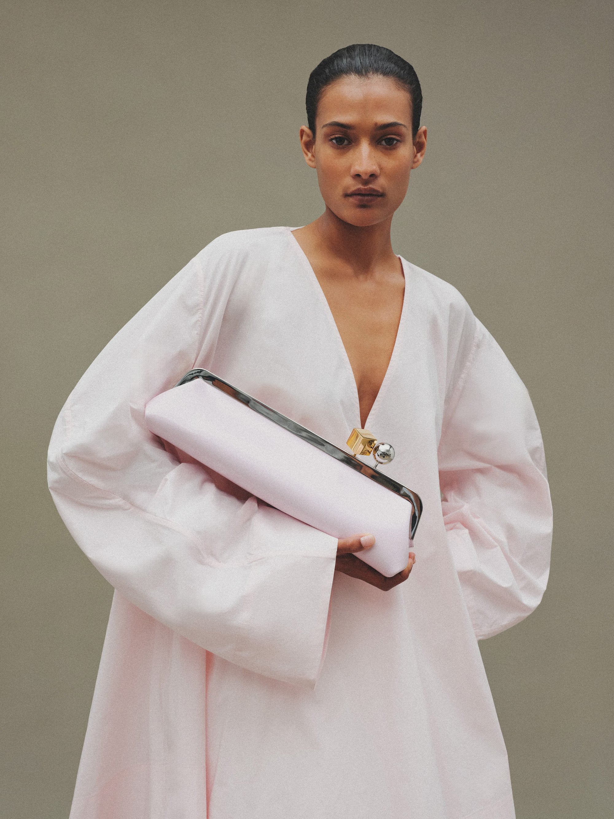 Jacquemus The Salon Clutch Bag - Light Pink