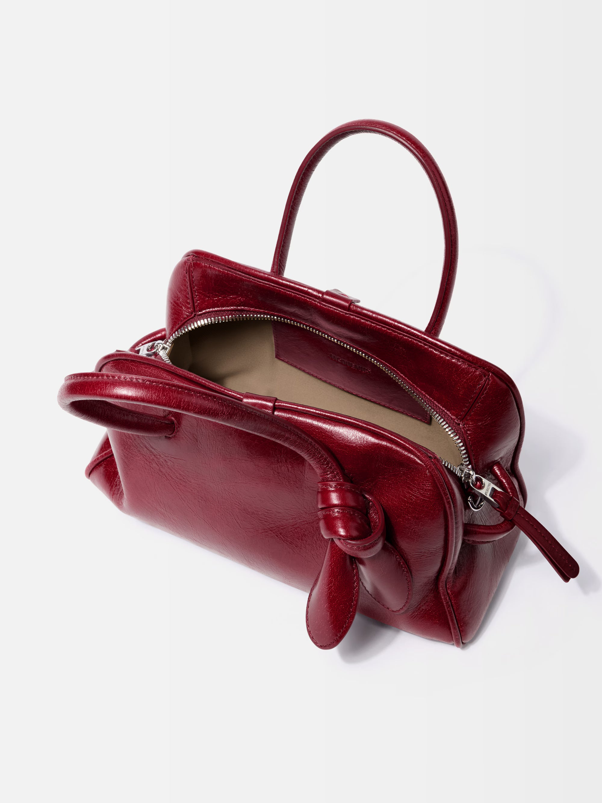 Jacquemus The Small Turismo Bag - Burgundy