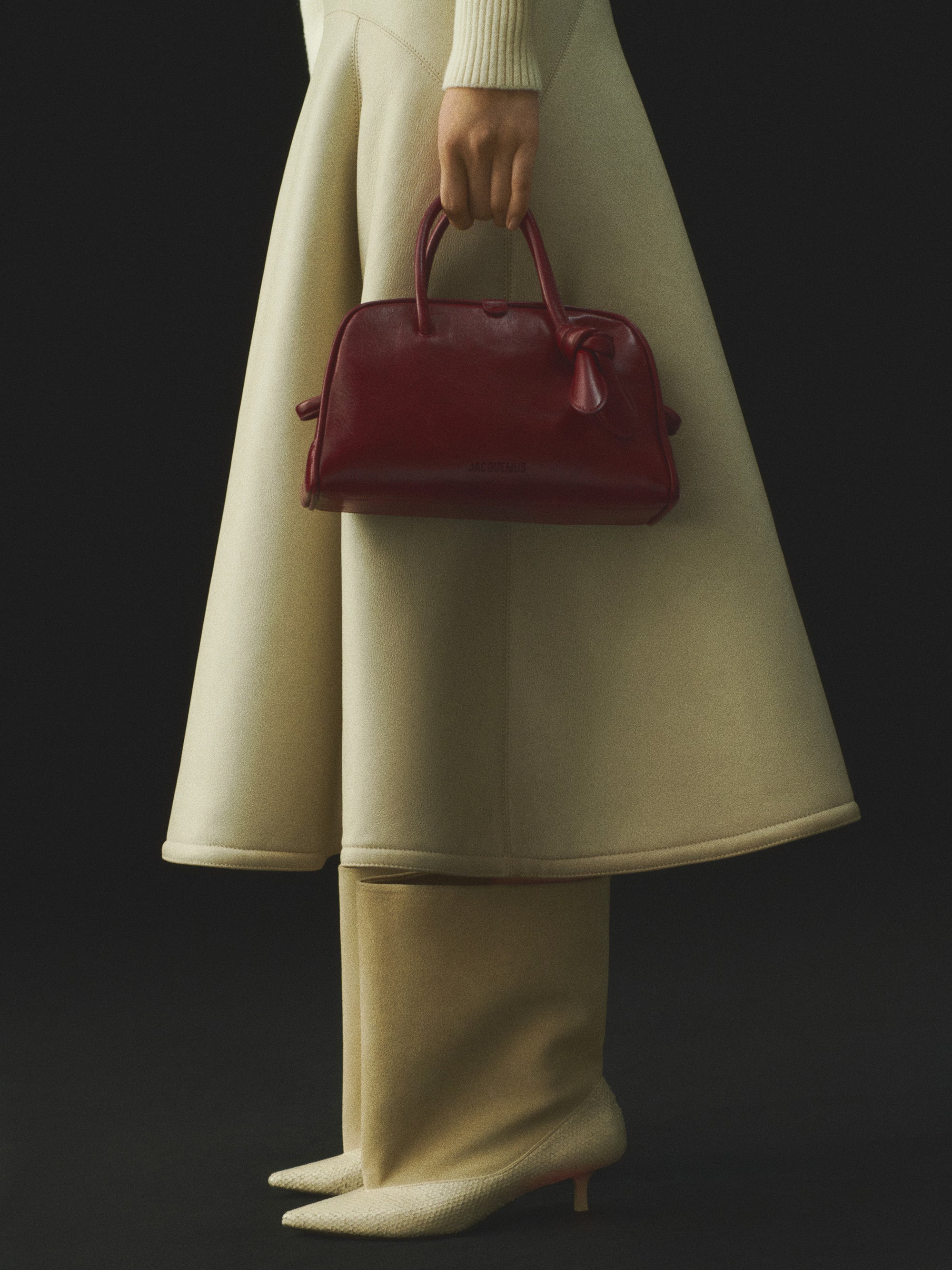 Jacquemus The Small Turismo Bag - Burgundy