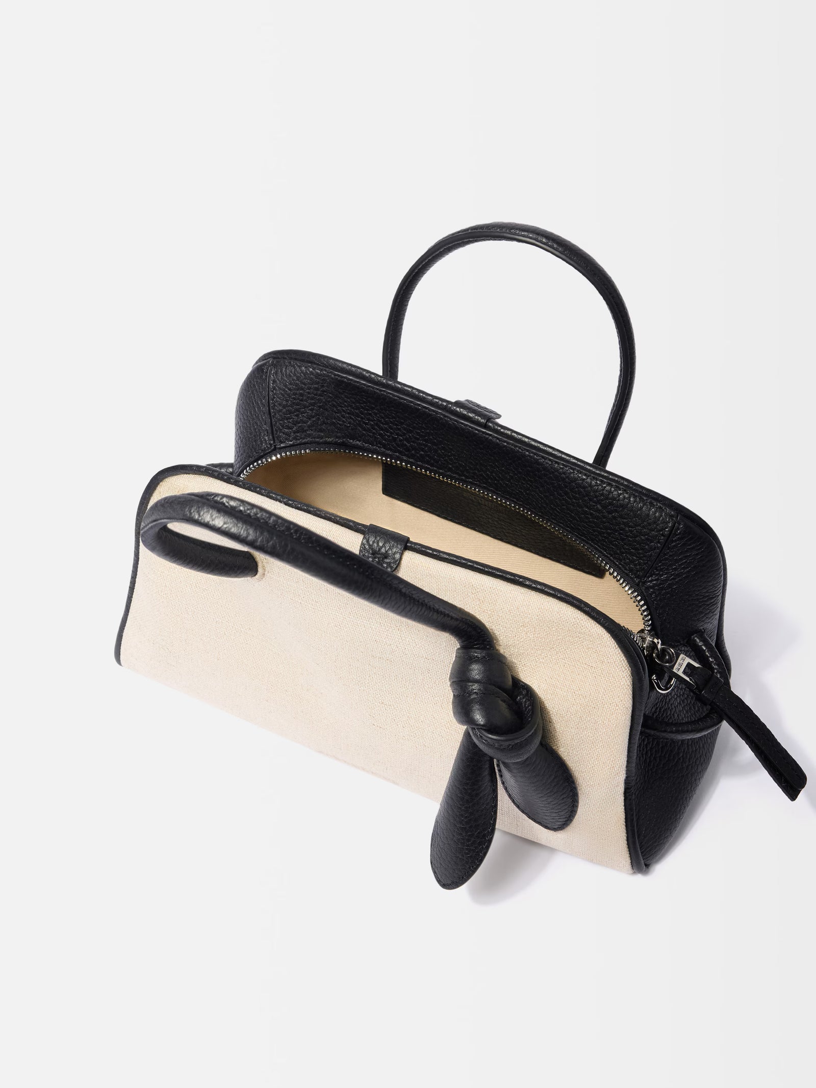 Jacquemus The Small Turismo Bag - Light Greige/Black