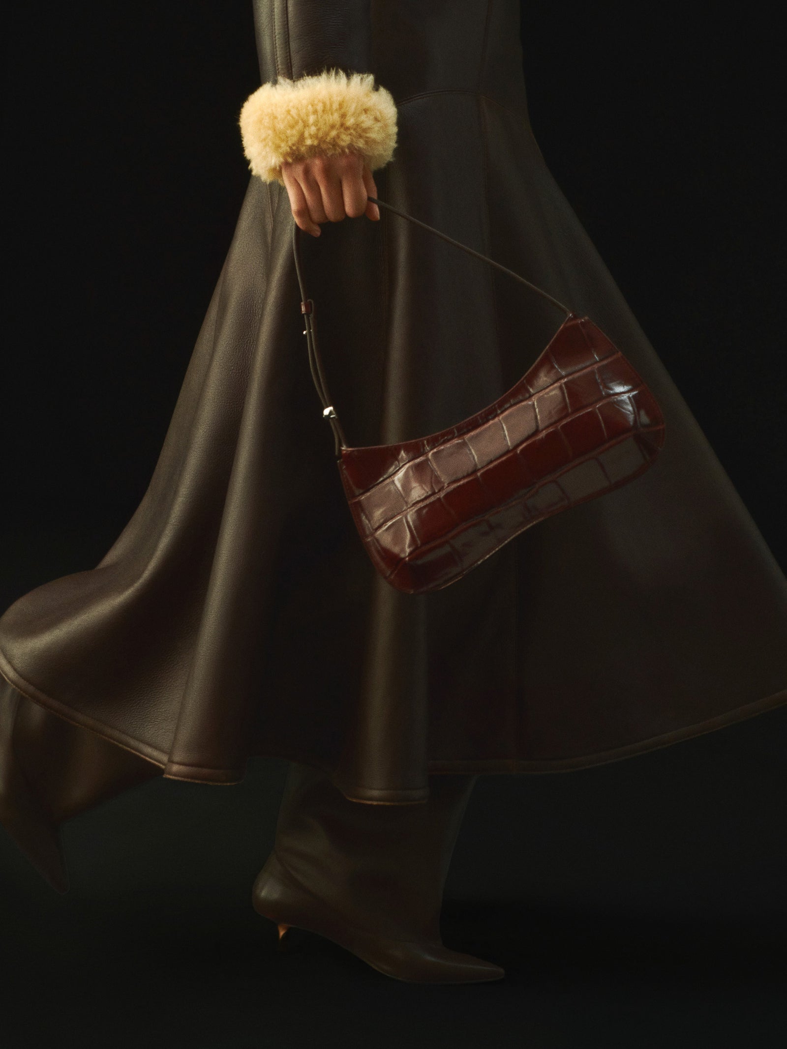 Jacquemus The Bisou Bag - Midnight Brown