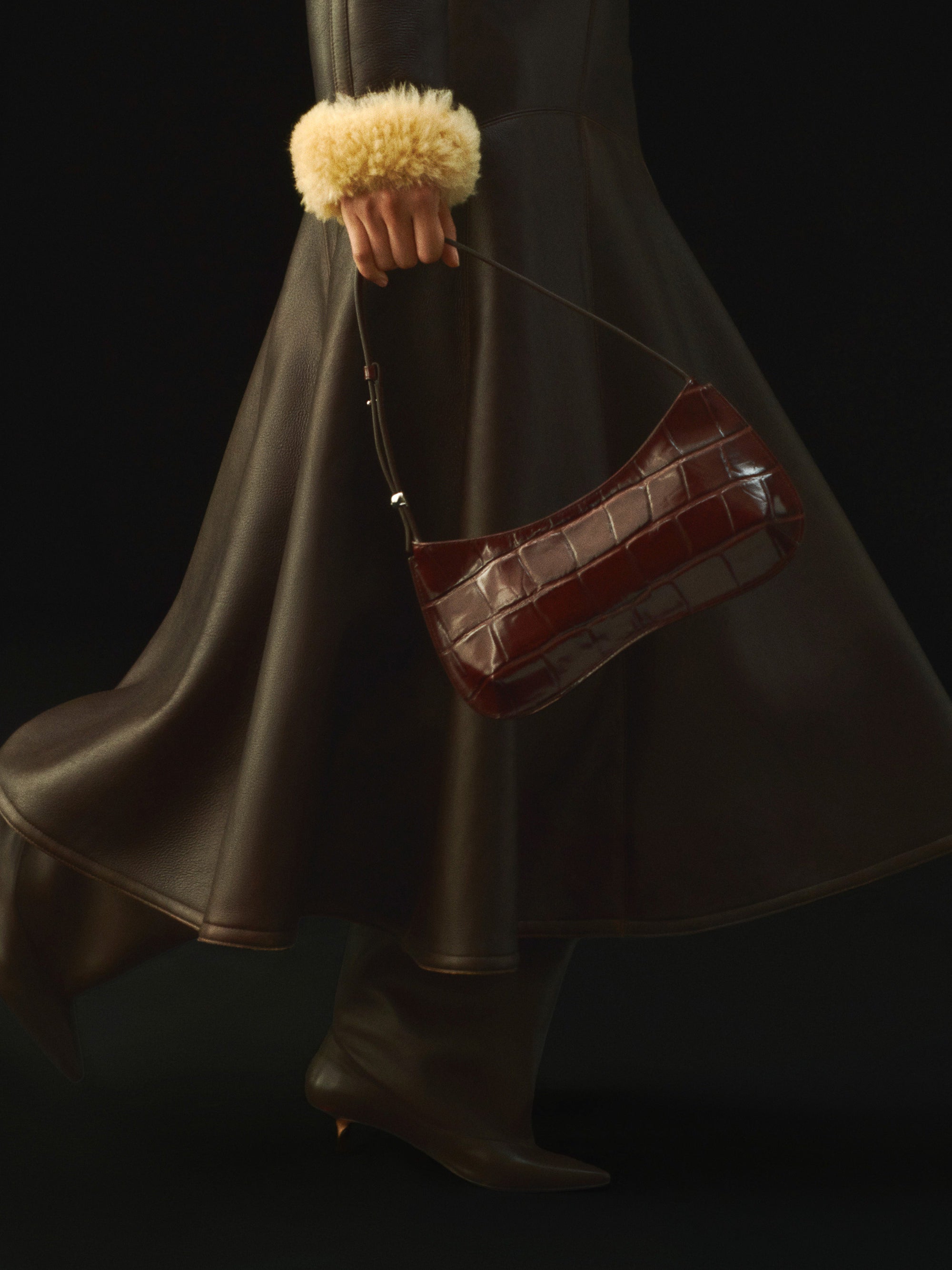 Jacquemus The Bisou Bag - Midnight Brown