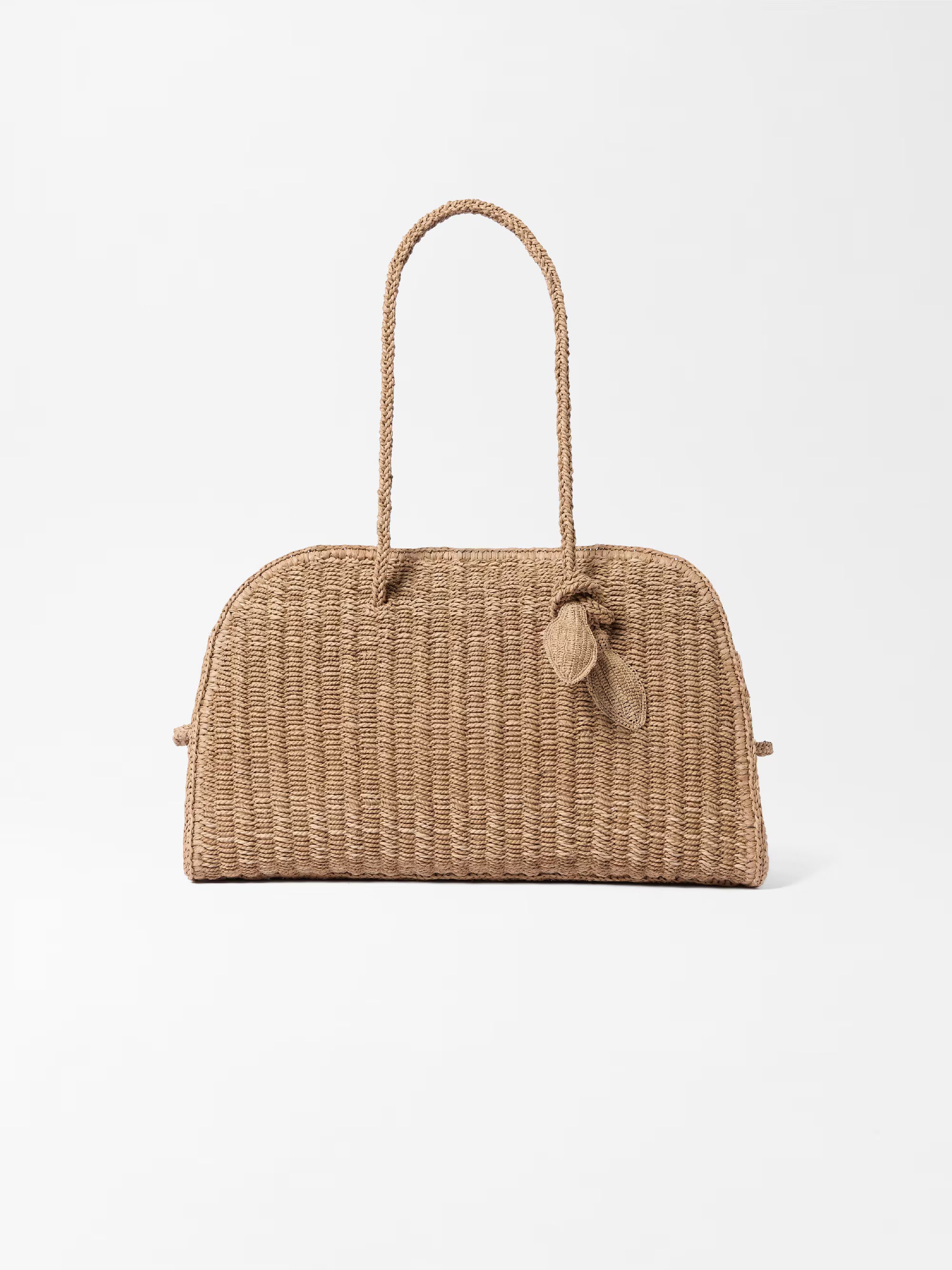 Jacquemus The Raffia Turismo Bag - Beige