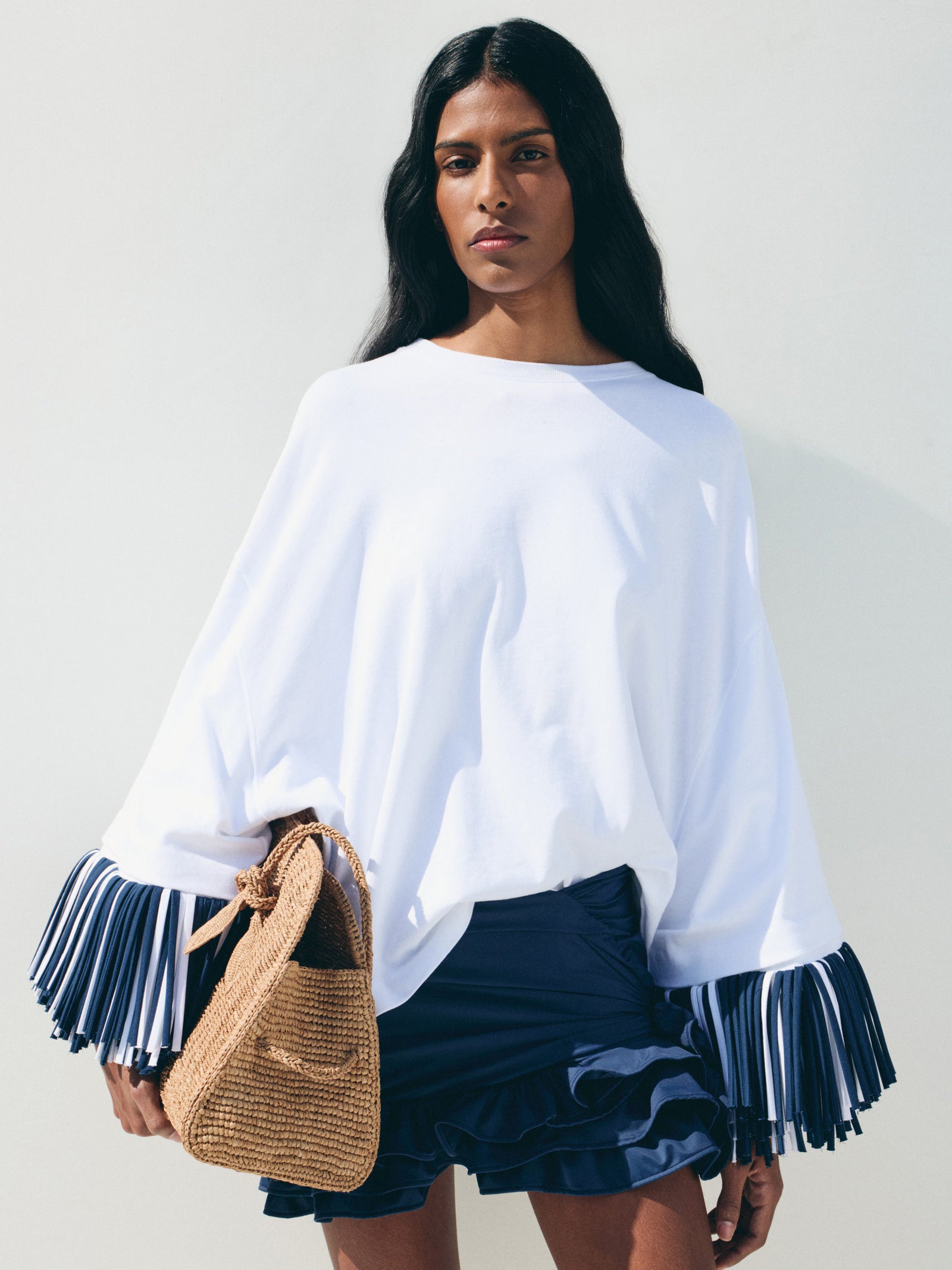 Jacquemus The Raffia Turismo Bag - Beige