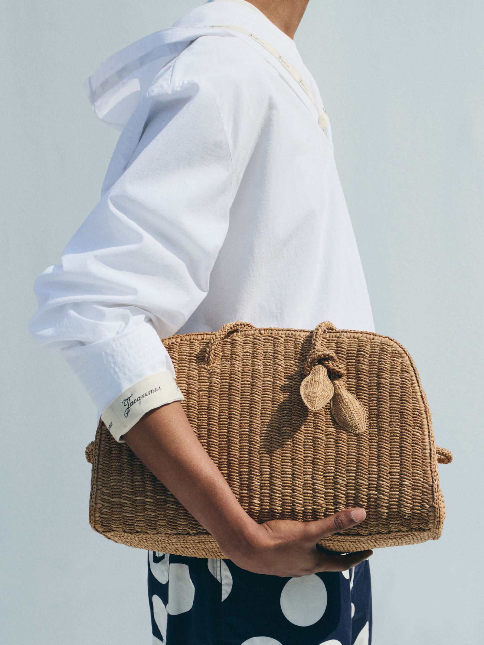 Jacquemus The Raffia Turismo Bag - Beige