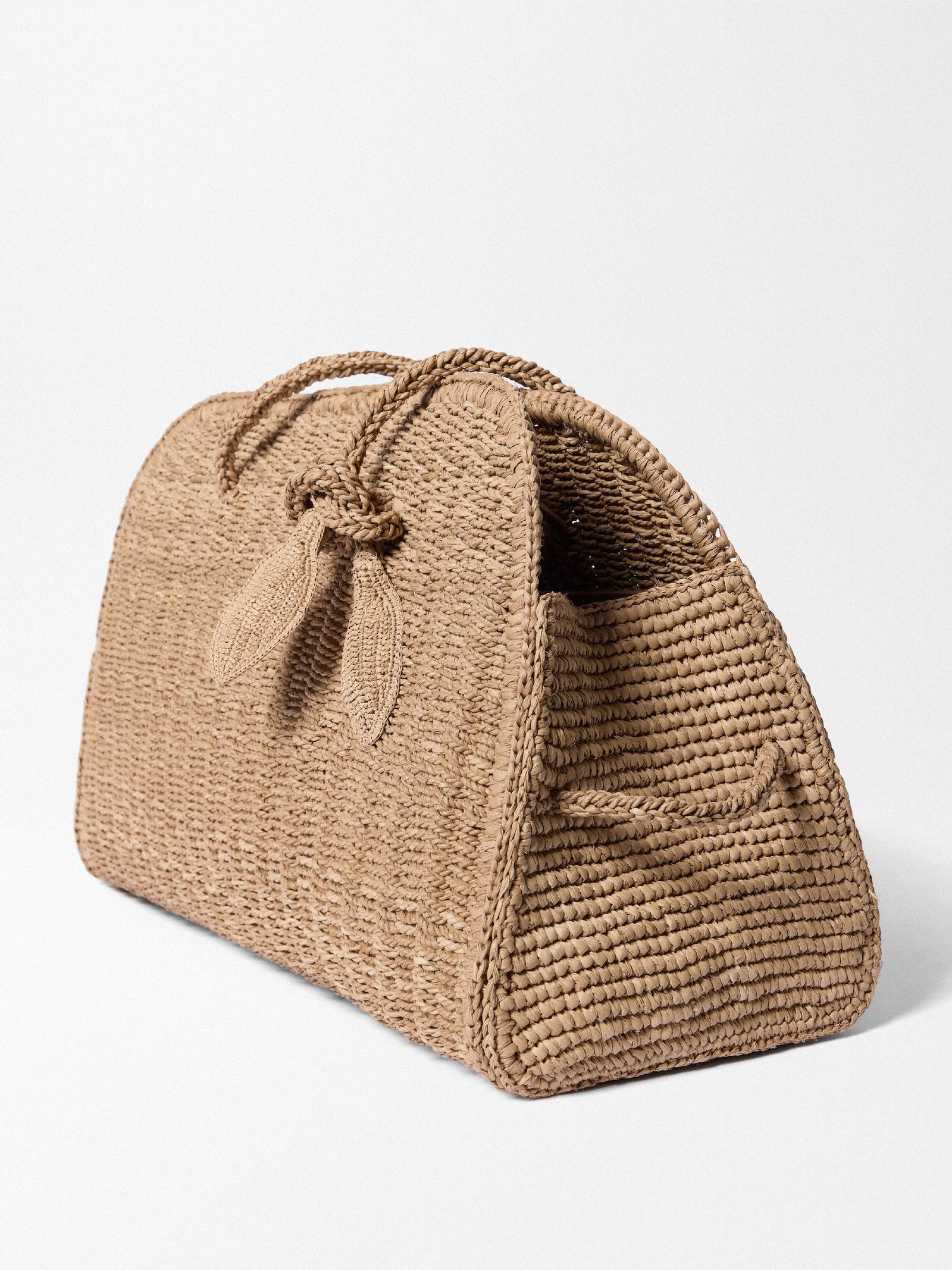 Jacquemus The Raffia Turismo Bag - Beige