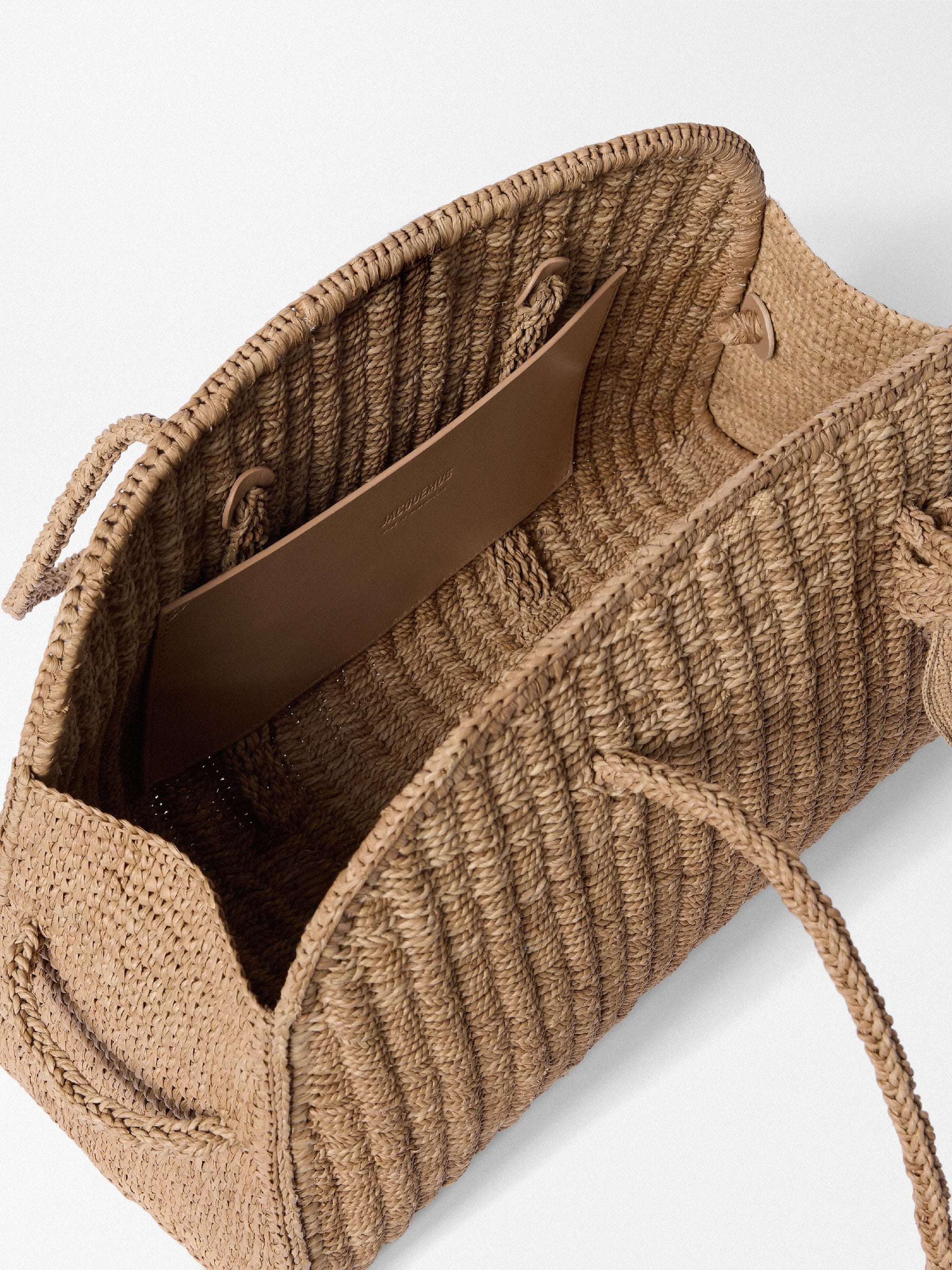 Jacquemus The Raffia Turismo Bag - Beige