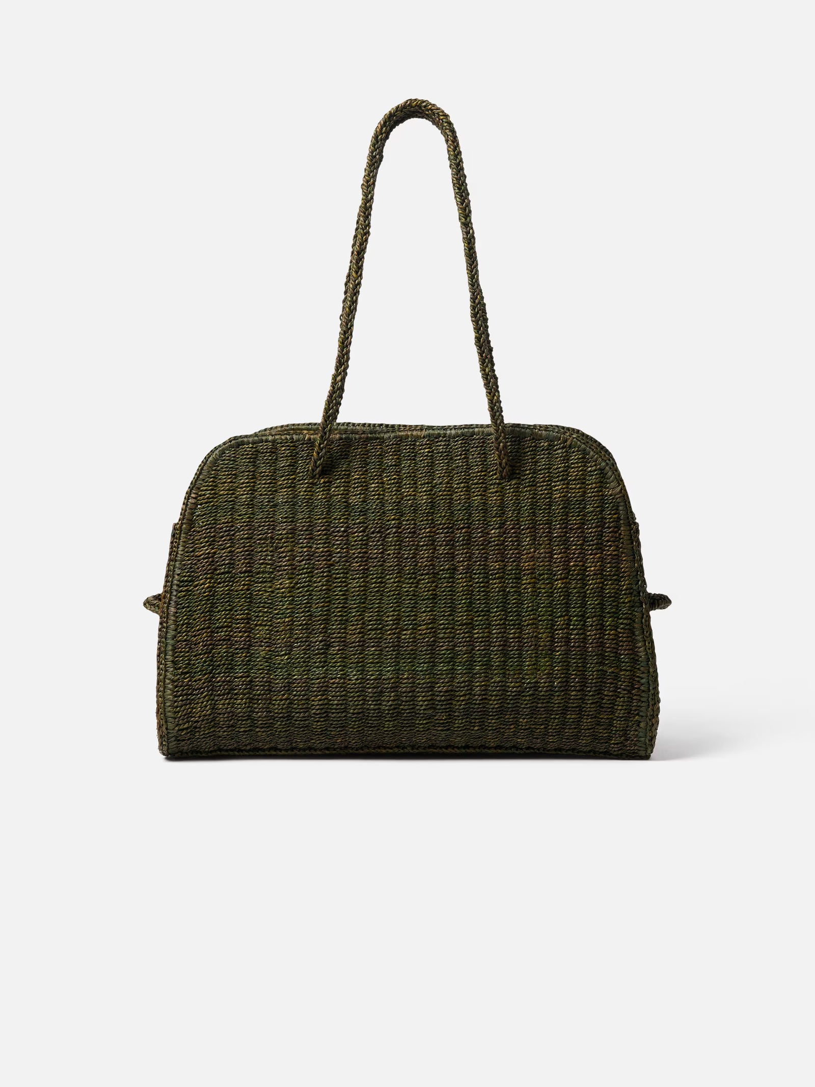 Jacquemus The Raffia Turismo Bag - Dark Green