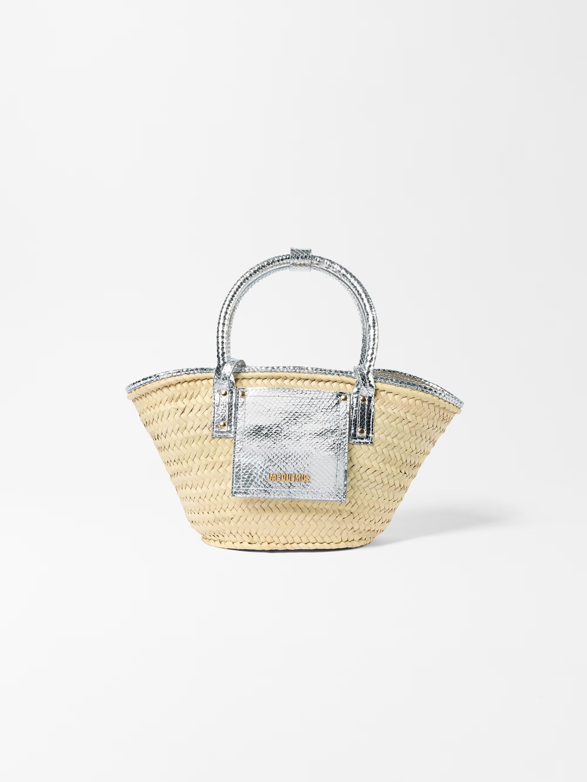 Jacquemus The Small Soli Basket Bag - Silver