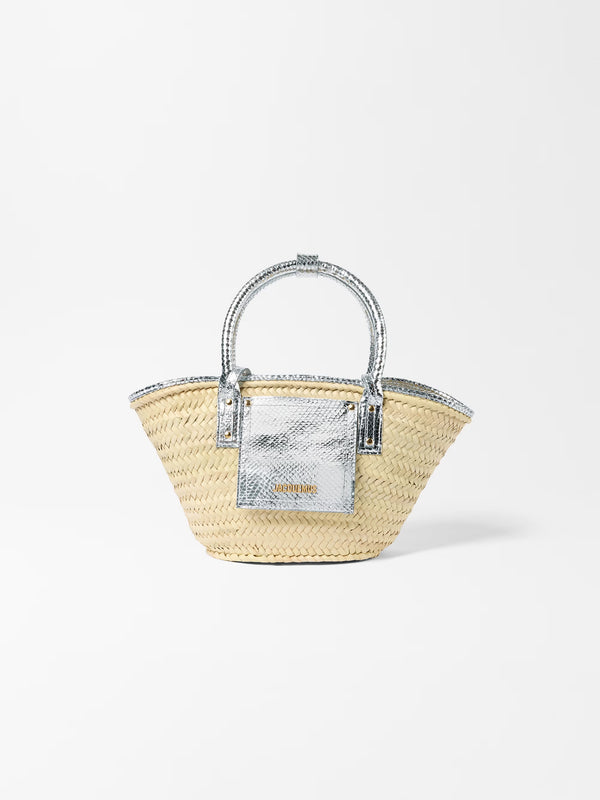 Jacquemus The Small Soli Basket Bag - Silver