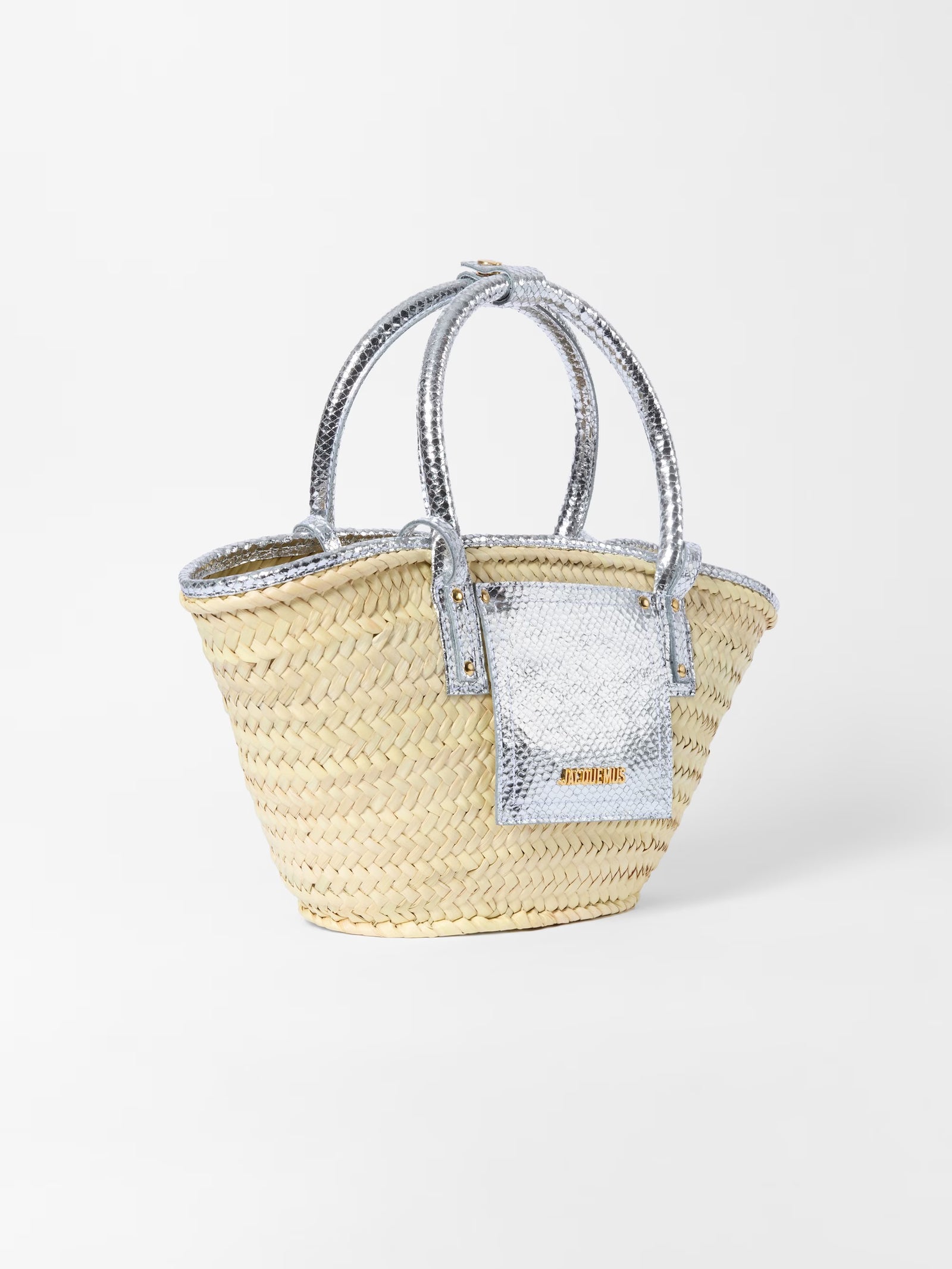 Jacquemus The Small Soli Basket Bag - Silver