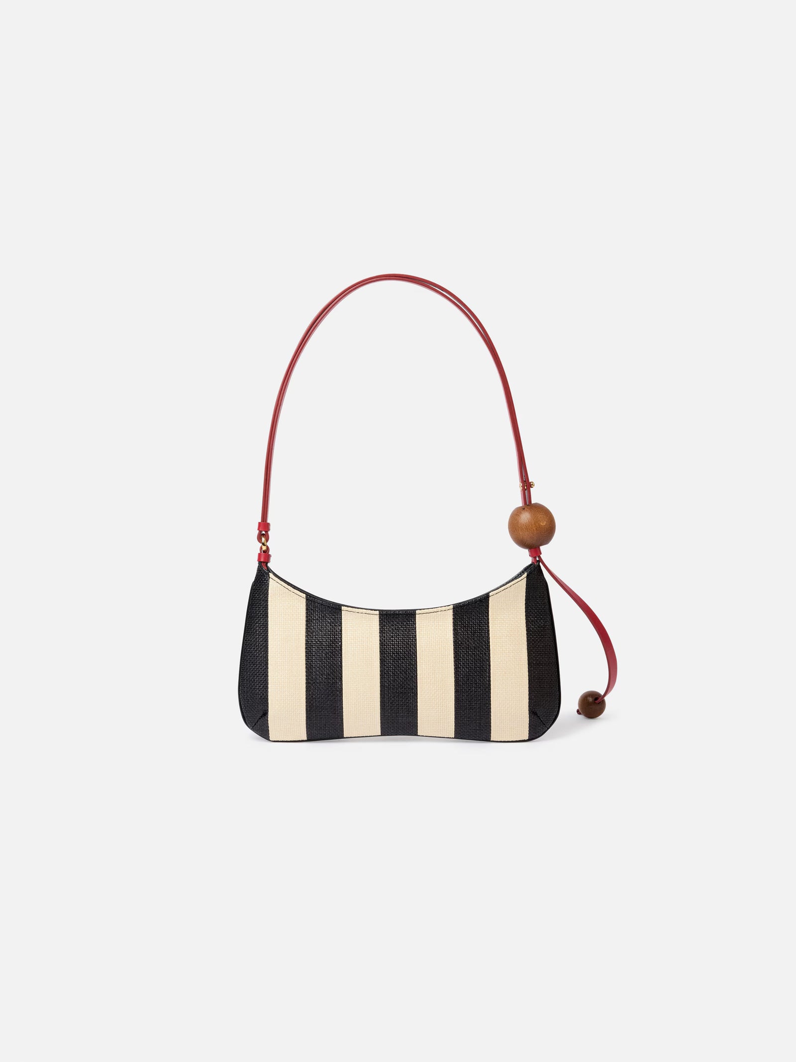 Jacquemus The Bisou Perle Bag - Natural/Black