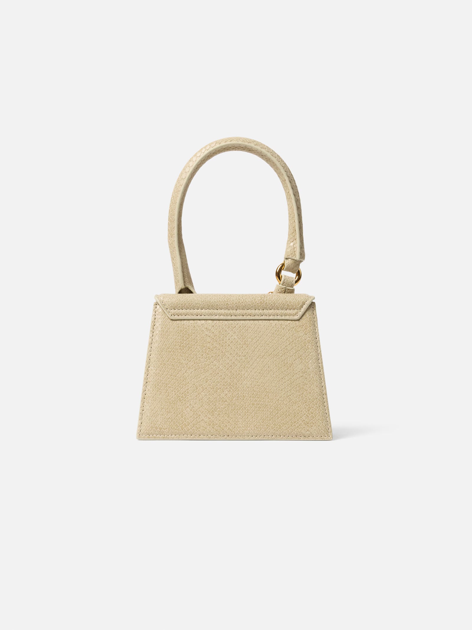 Jacquemus The Medium Chiquito Bag with Buckle - Light Beige
