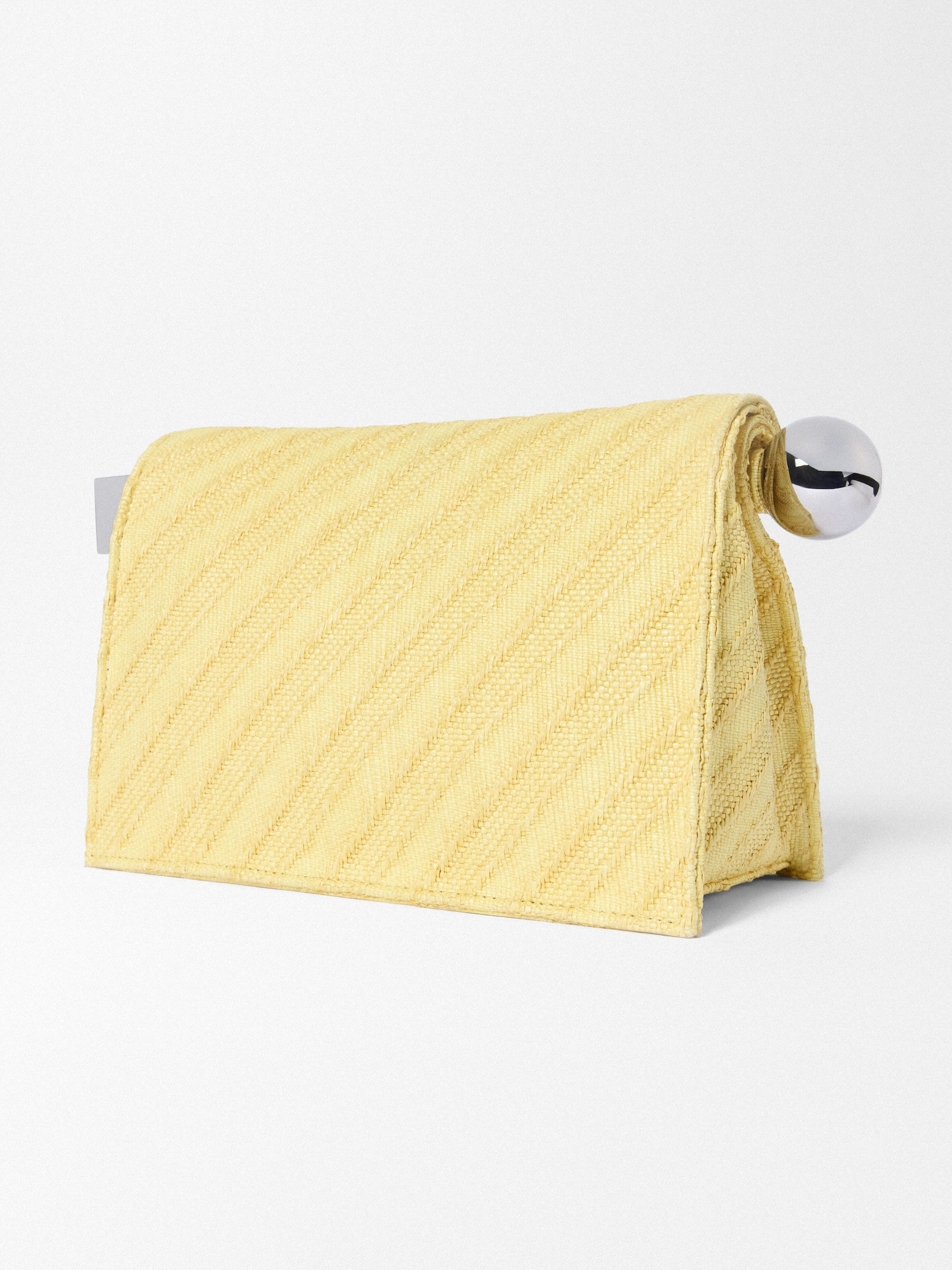 Jacquemus The Rond Carré Clutch Bag - Light Yellow