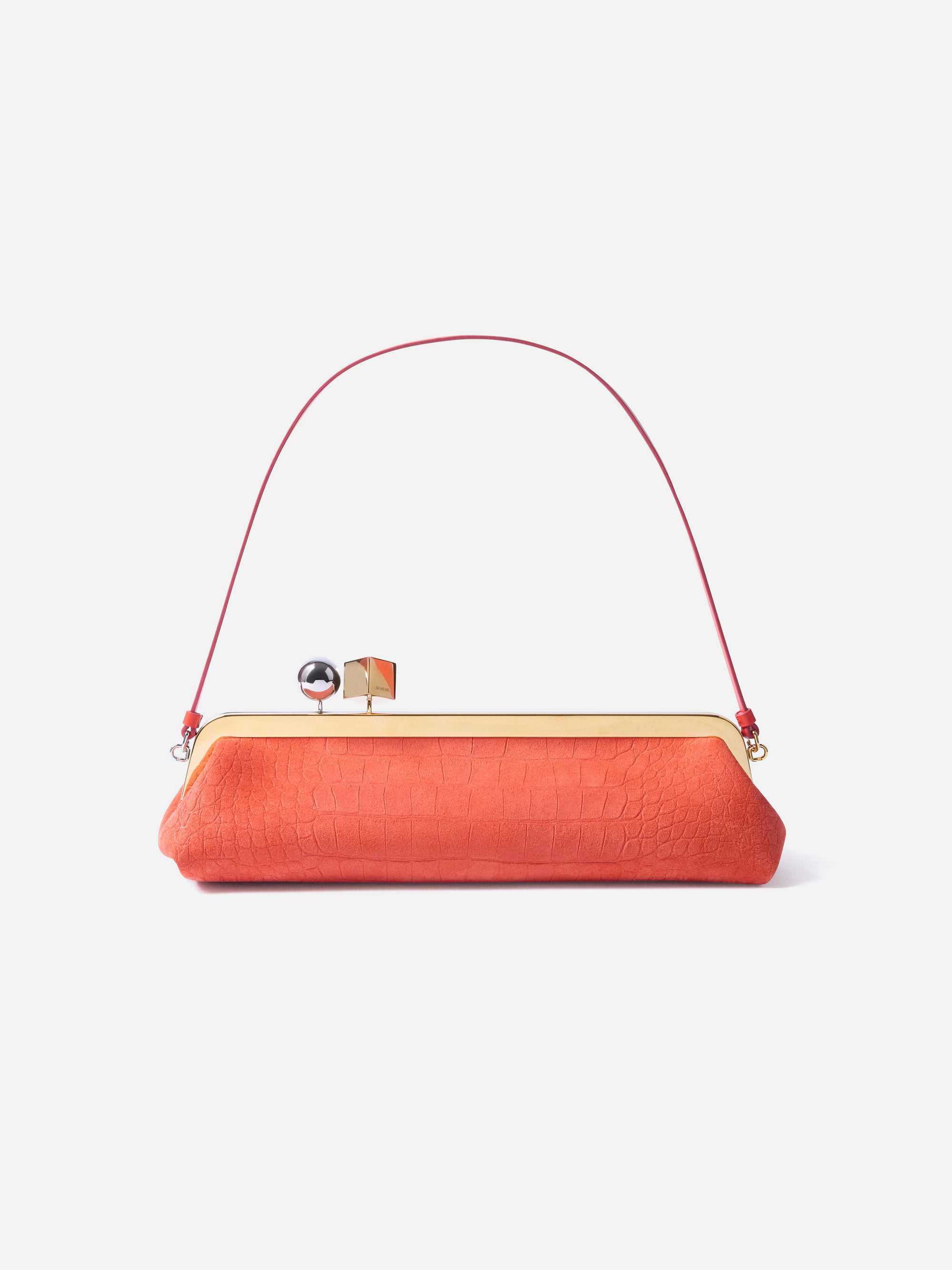 Jacquemus The Salon Clutch Bag - Red Orange