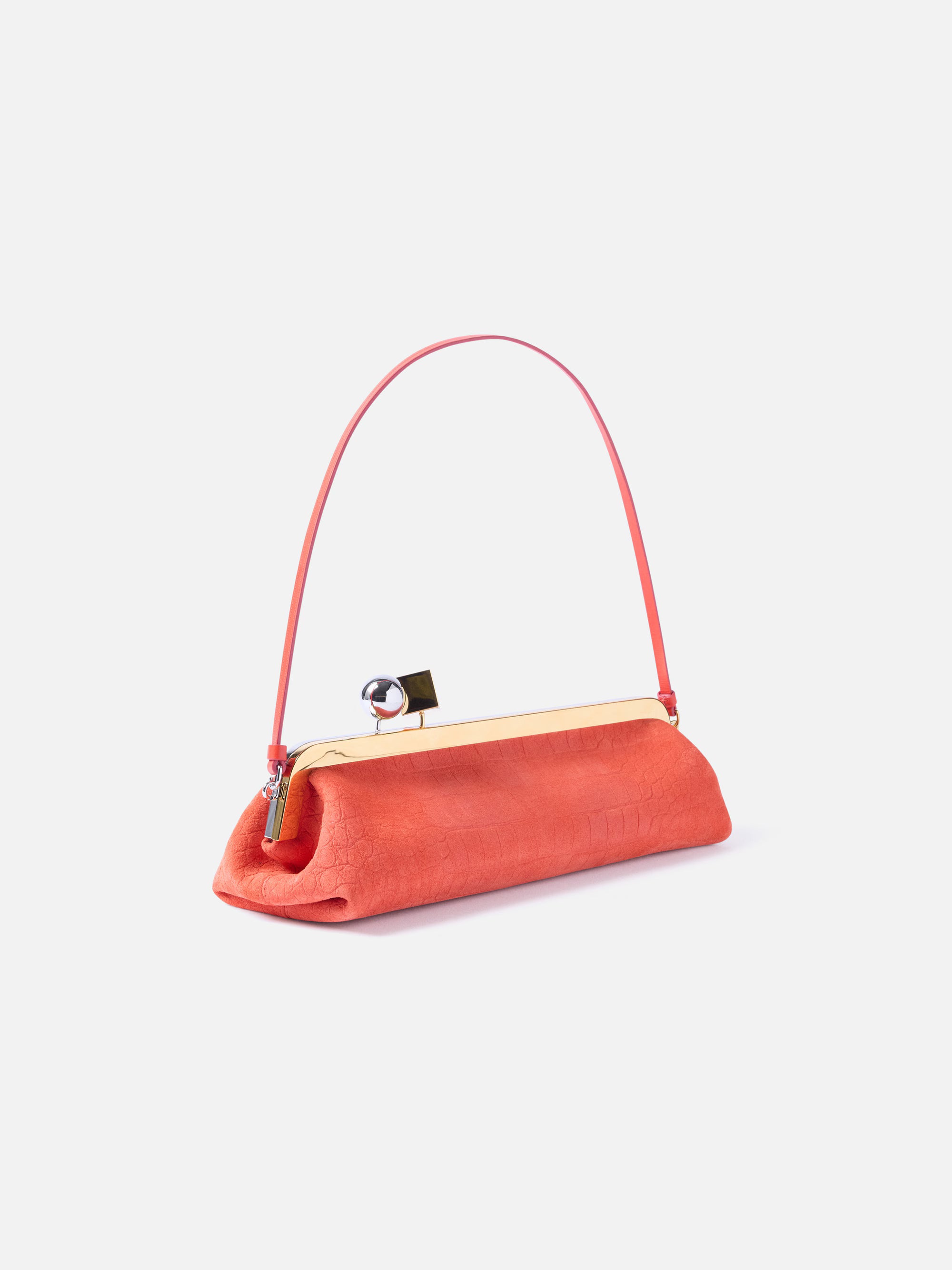Jacquemus The Salon Clutch Bag - Red Orange