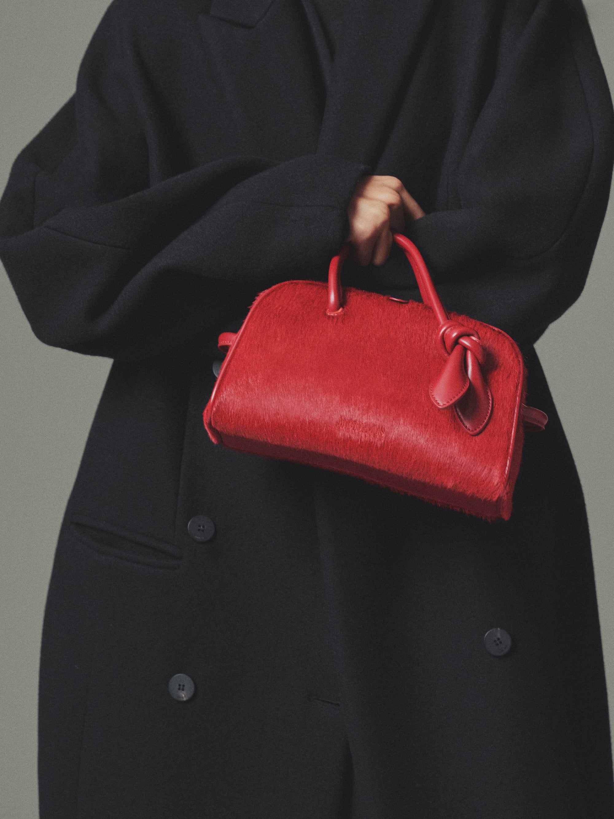Jacquemus The Small Turismo Bag - Dark Red