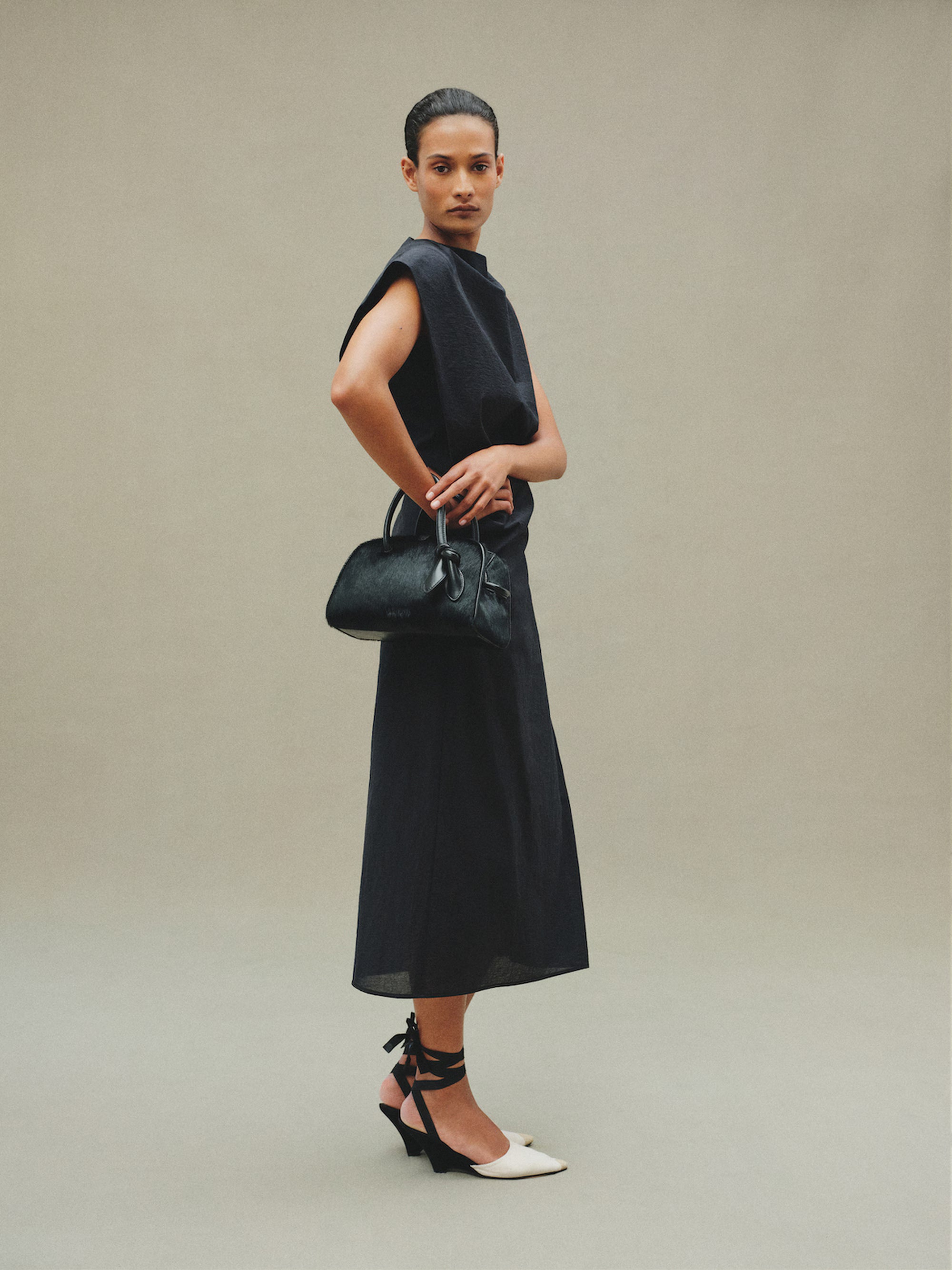 Jacquemus The Small Turismo Bag - Fur Black