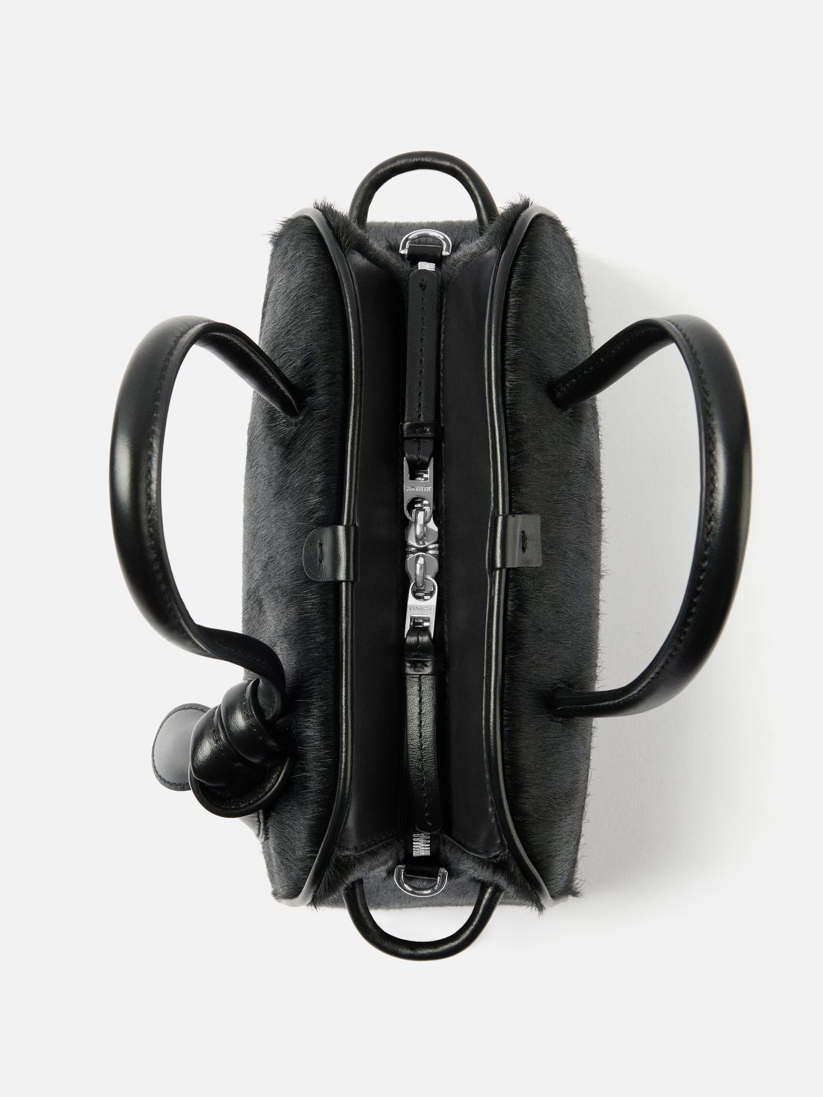 Jacquemus The Small Turismo Bag - Fur Black