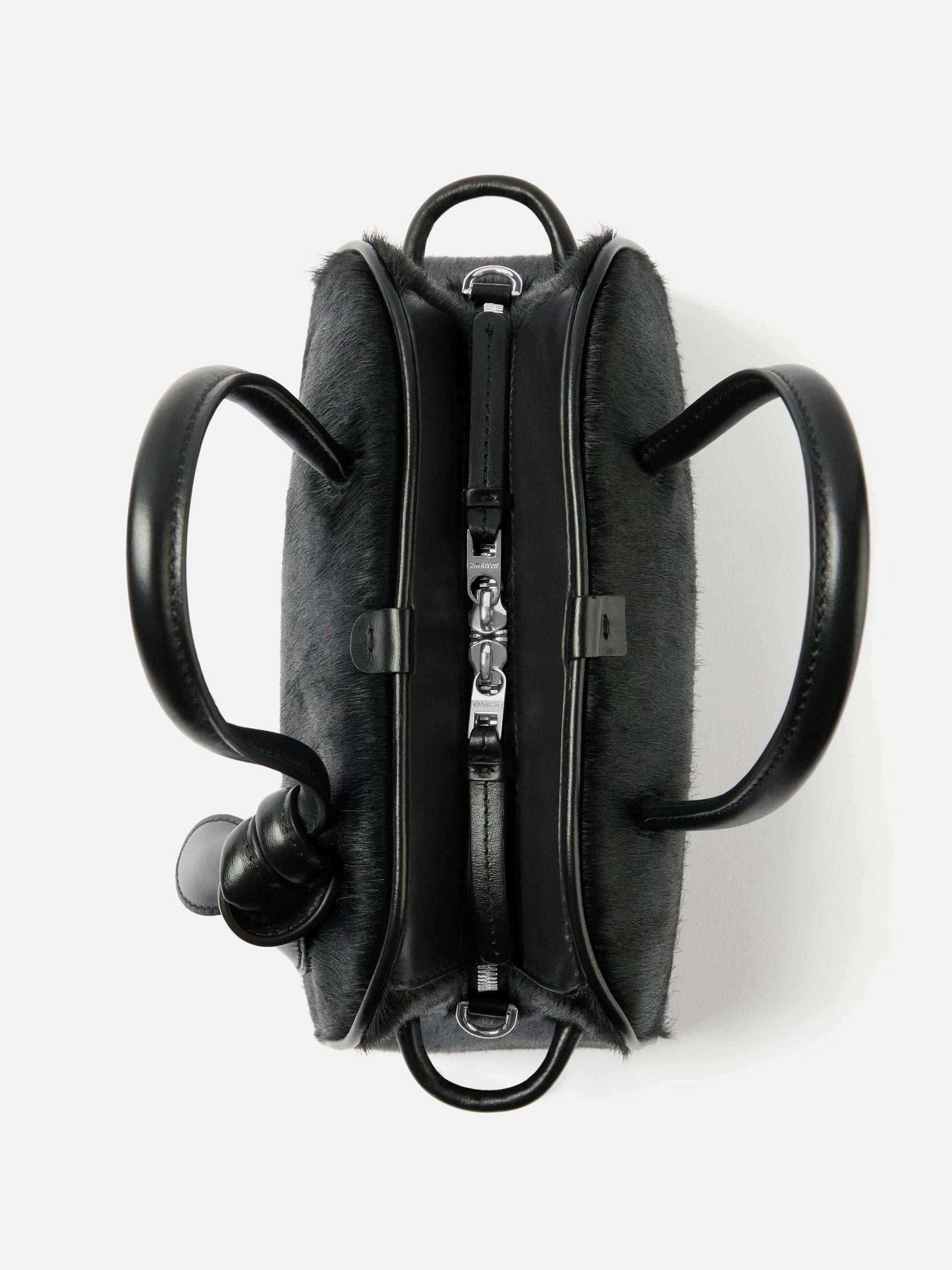 Jacquemus The Small Turismo Bag - Fur Black
