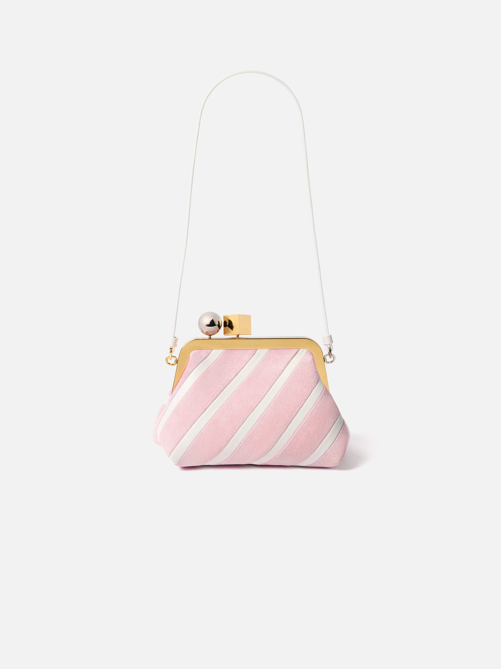 Jacquemus The Berlingot Bag - Light Pink / White