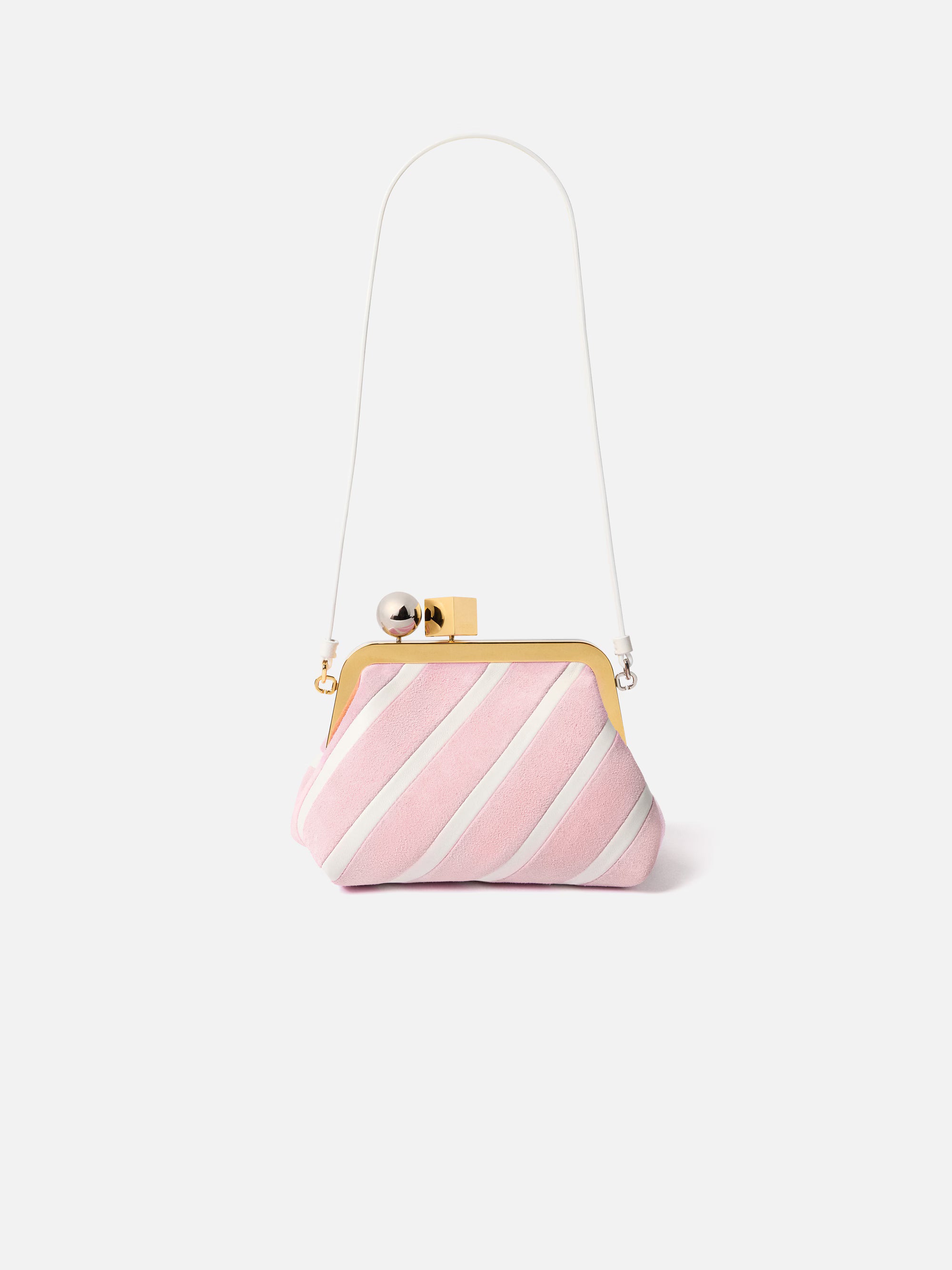 Jacquemus The Berlingot Bag - Light Pink / White