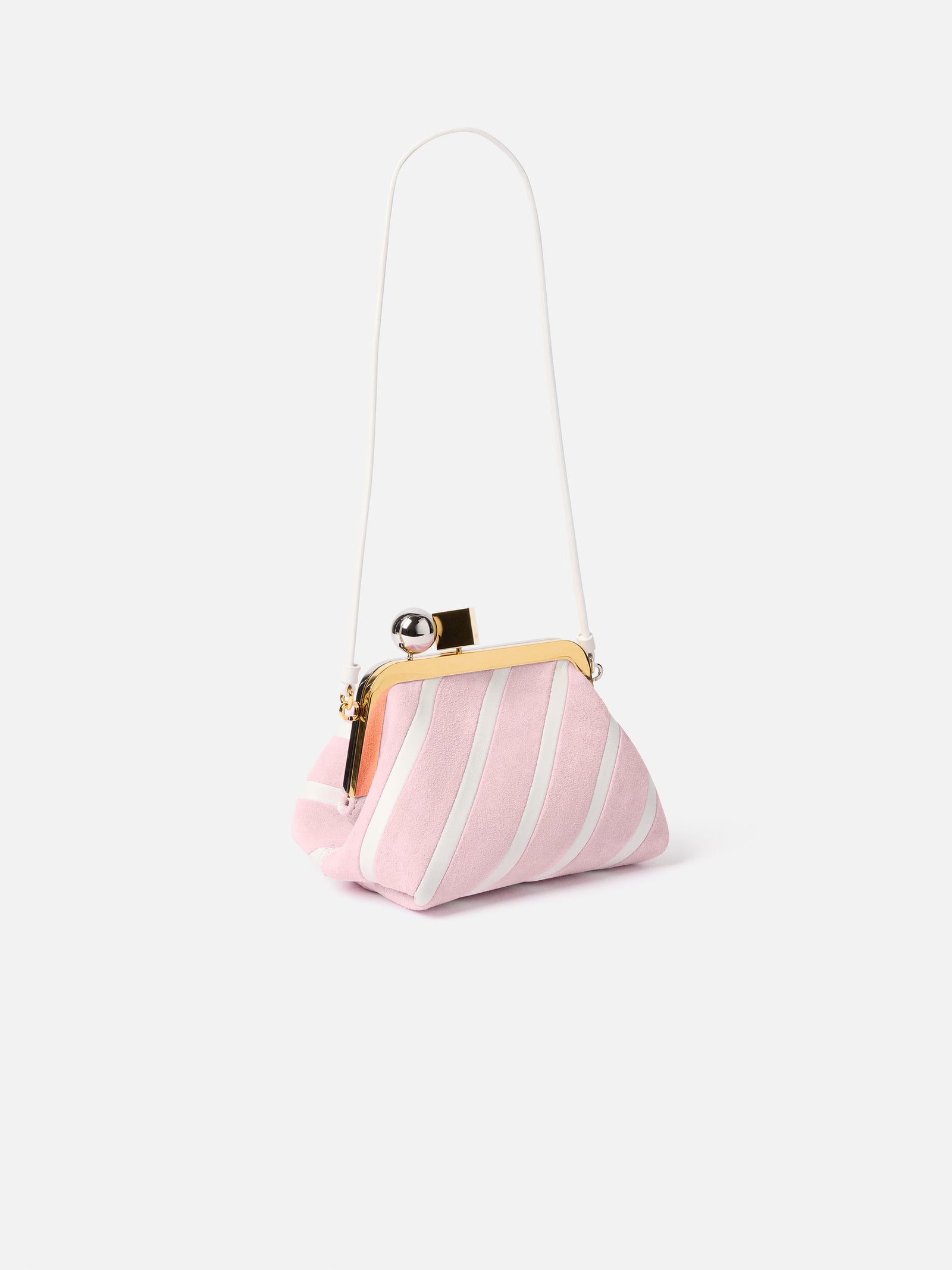 Jacquemus The Berlingot Bag - Light Pink / White
