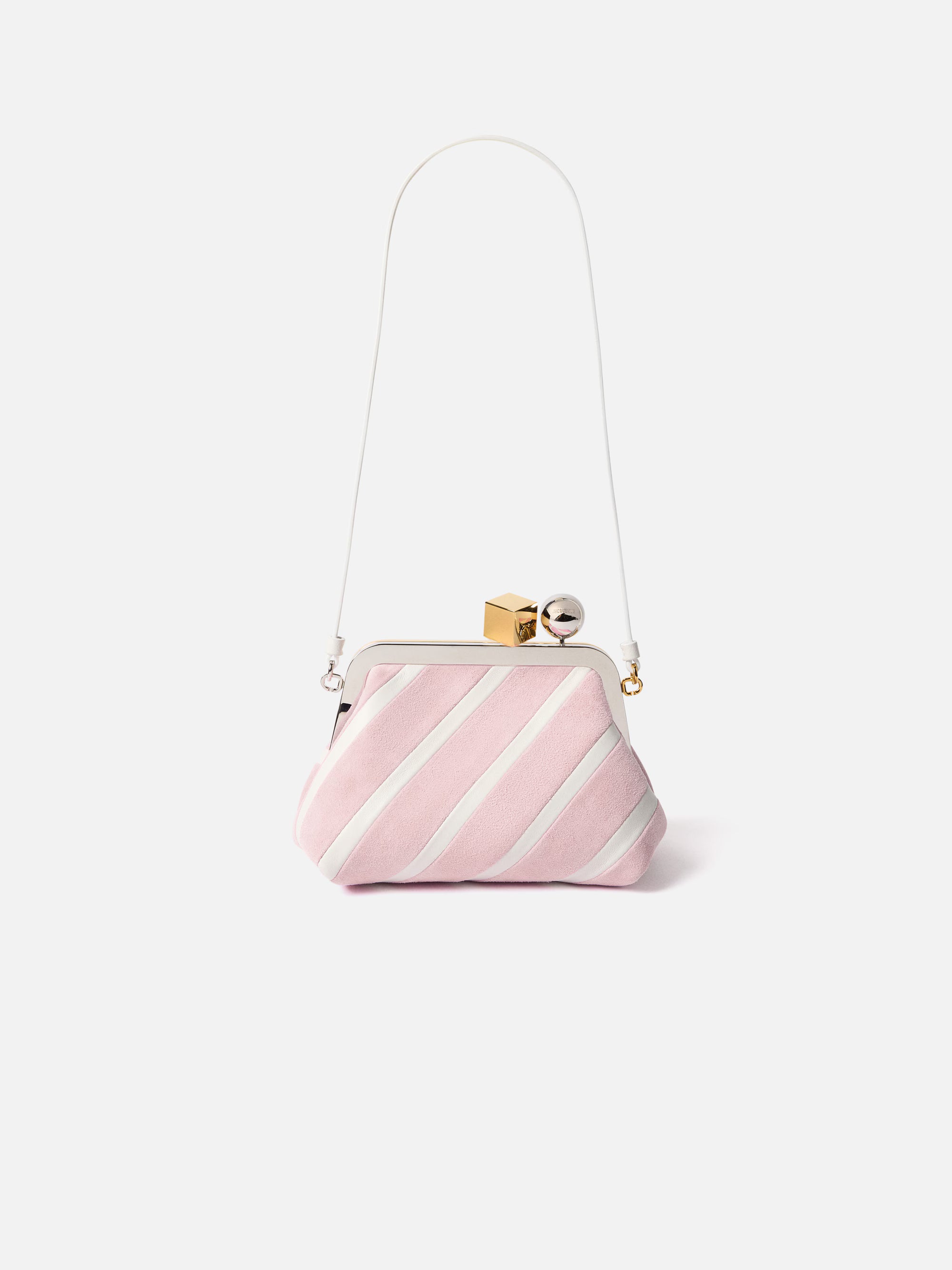 Jacquemus The Berlingot Bag - Light Pink / White