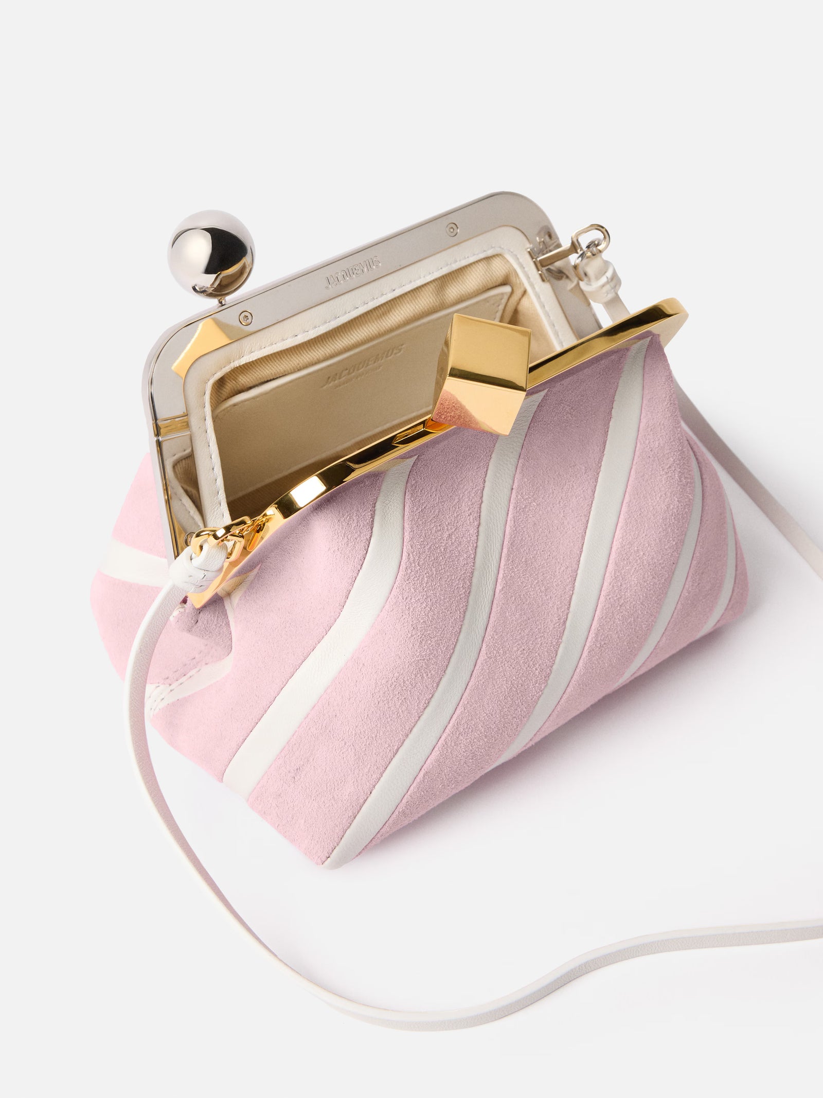 Jacquemus The Berlingot Bag - Light Pink / White