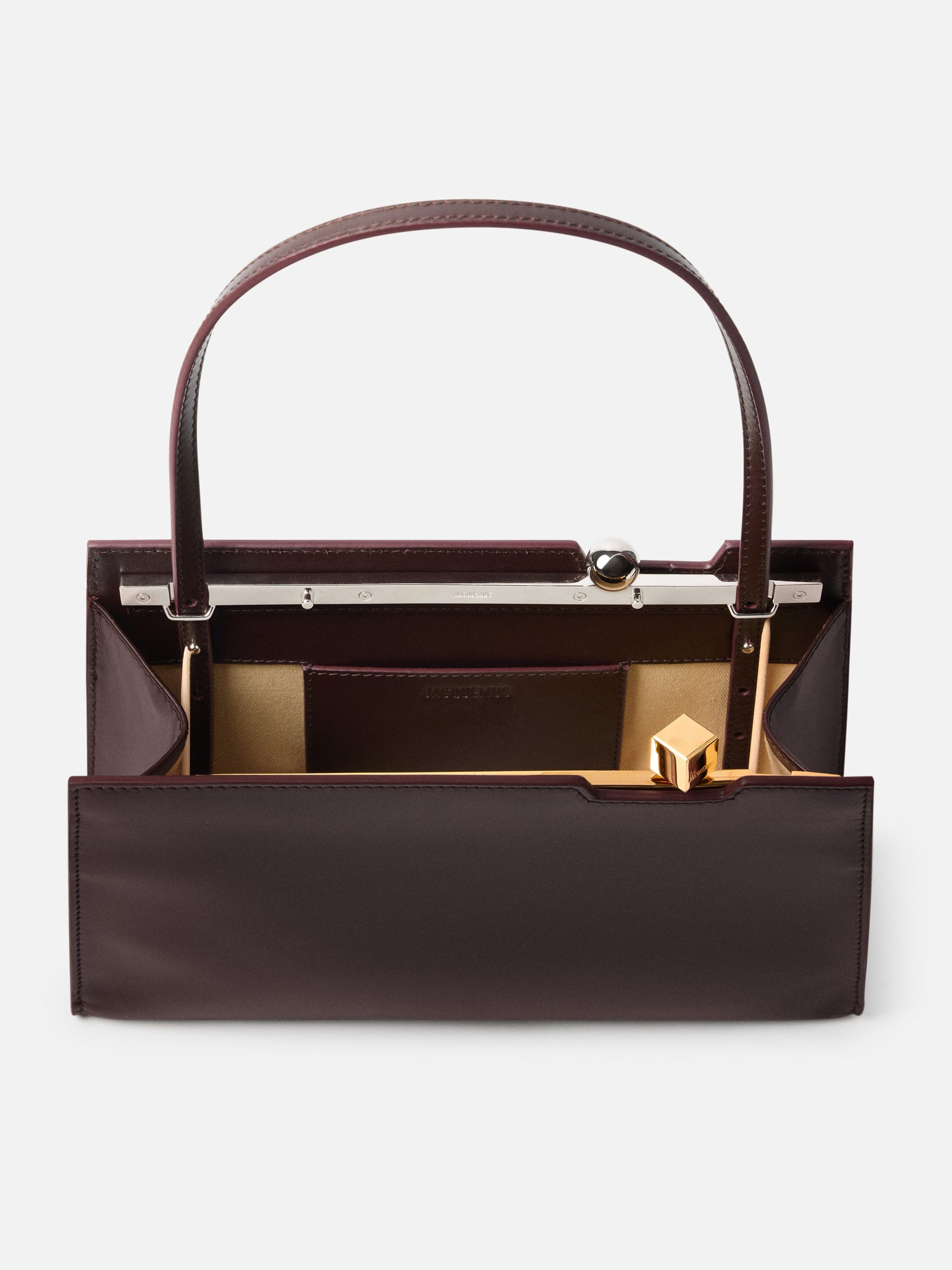 Jacquemus The Salon Bag - Dark Burgundy