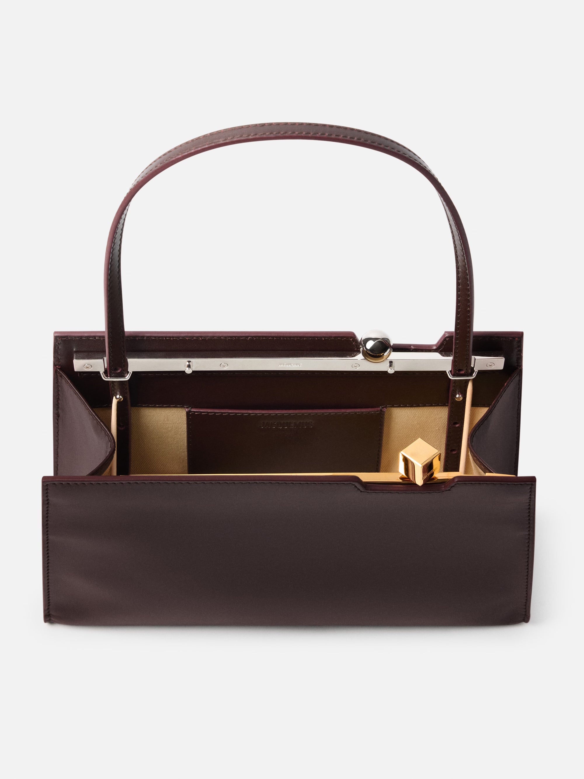 Jacquemus The Salon Bag - Dark Burgundy