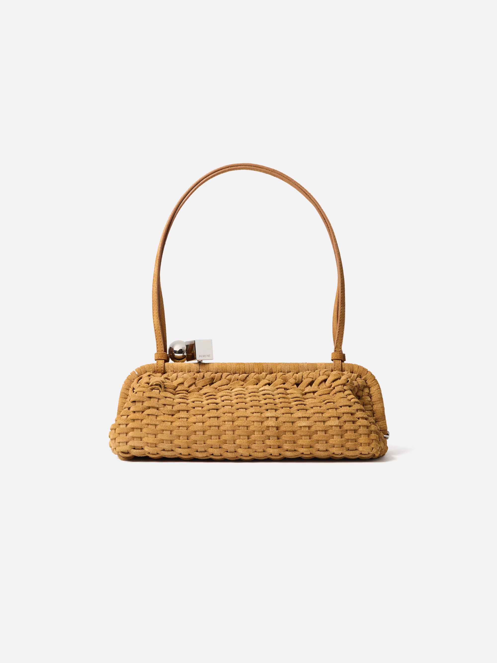 Jacquemus The Large Salon Clutch Bag - Camel