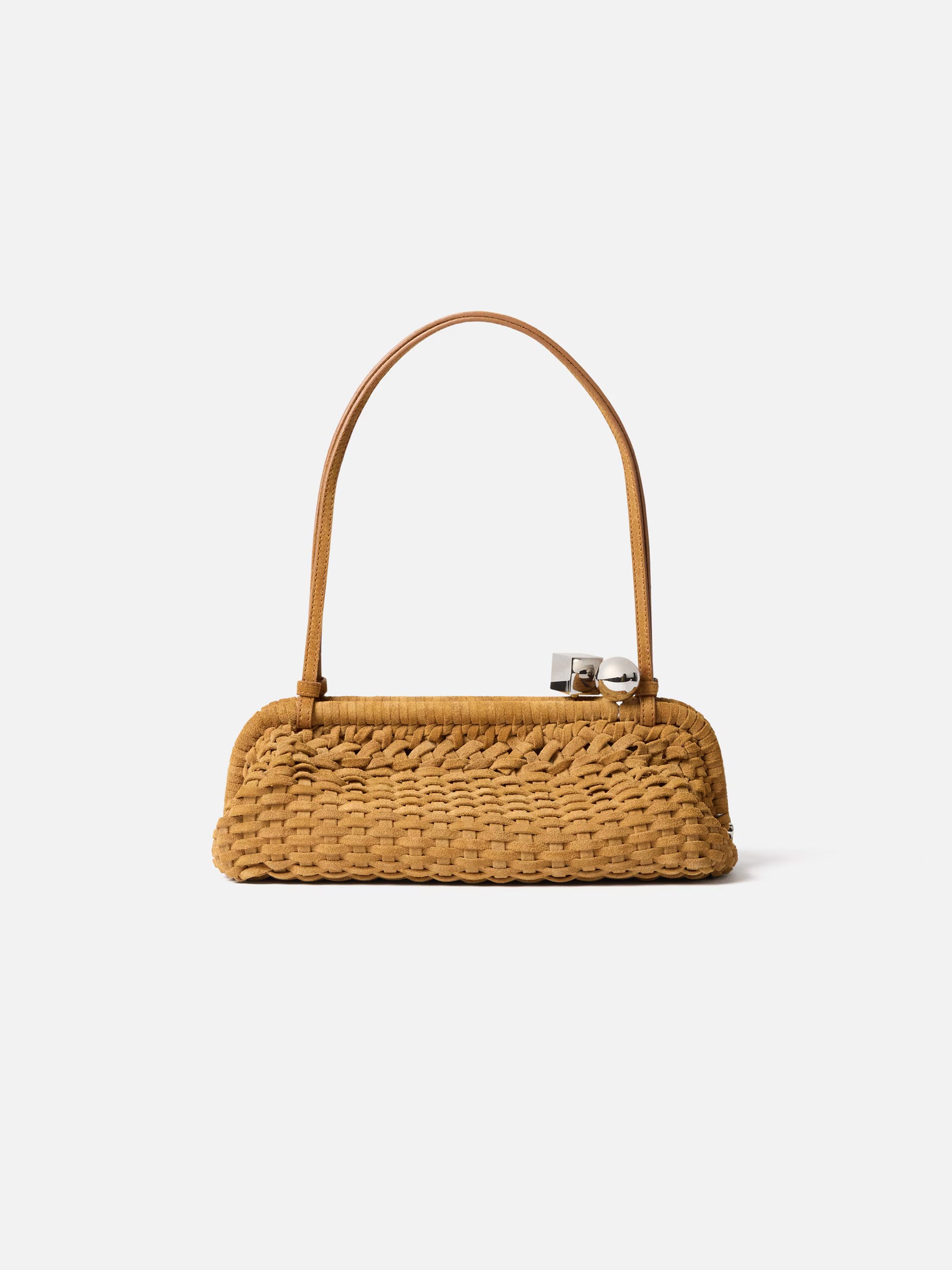 Jacquemus The Large Salon Clutch Bag - Camel
