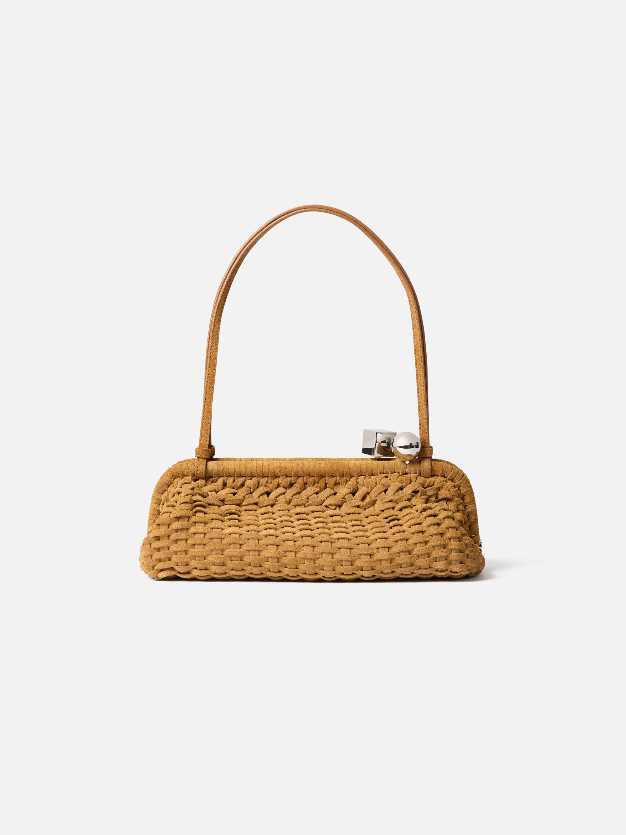 Jacquemus The Large Salon Clutch Bag - Camel